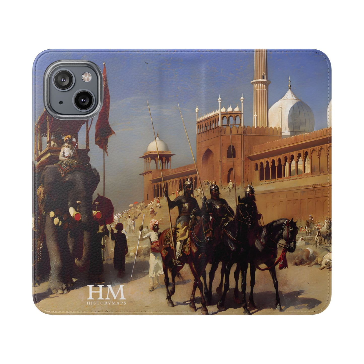 The Great Mogul and His Court Returning from the Great Mosque at Delhi Flip Cases