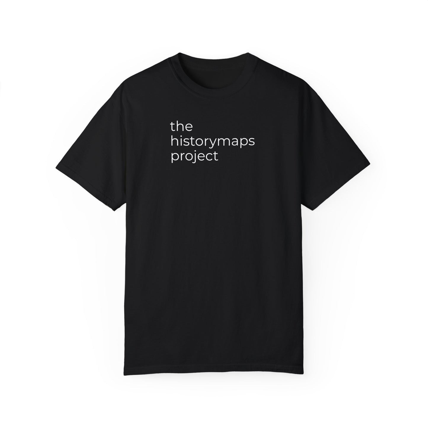 The HistoryMaps Project Unisex Garment-Dyed T-shirt