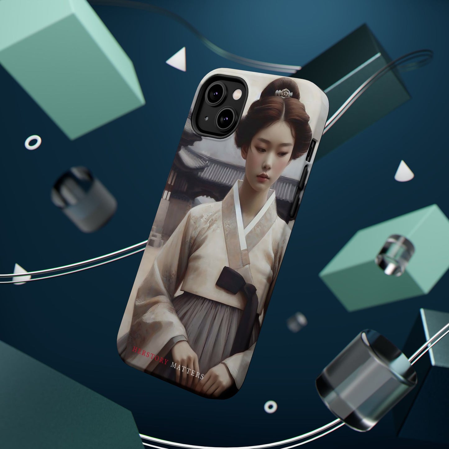 朝鮮の韓服の少女 MagSafe タフケース