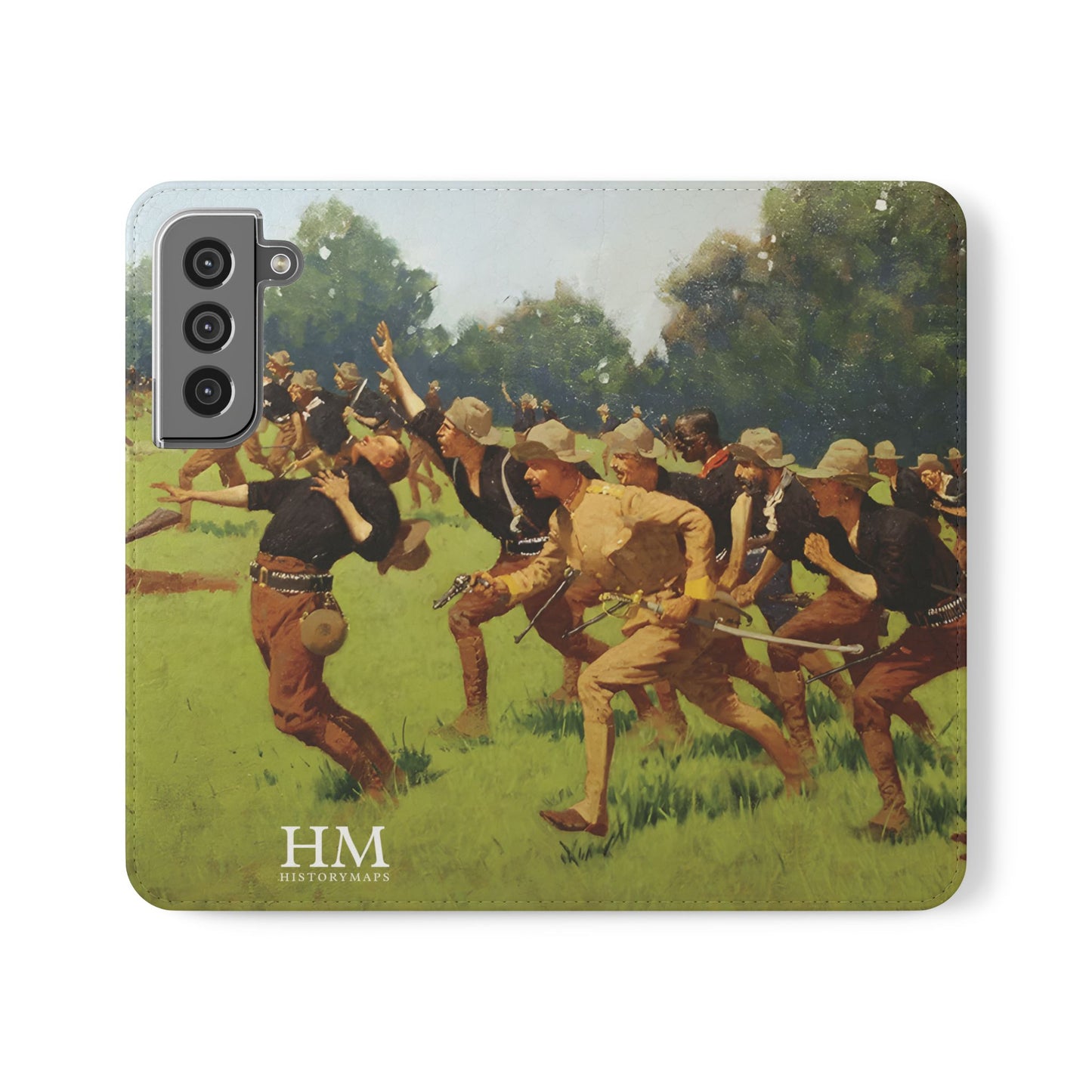 Charge of the Rough Riders at San Juan Hill Flip Cases