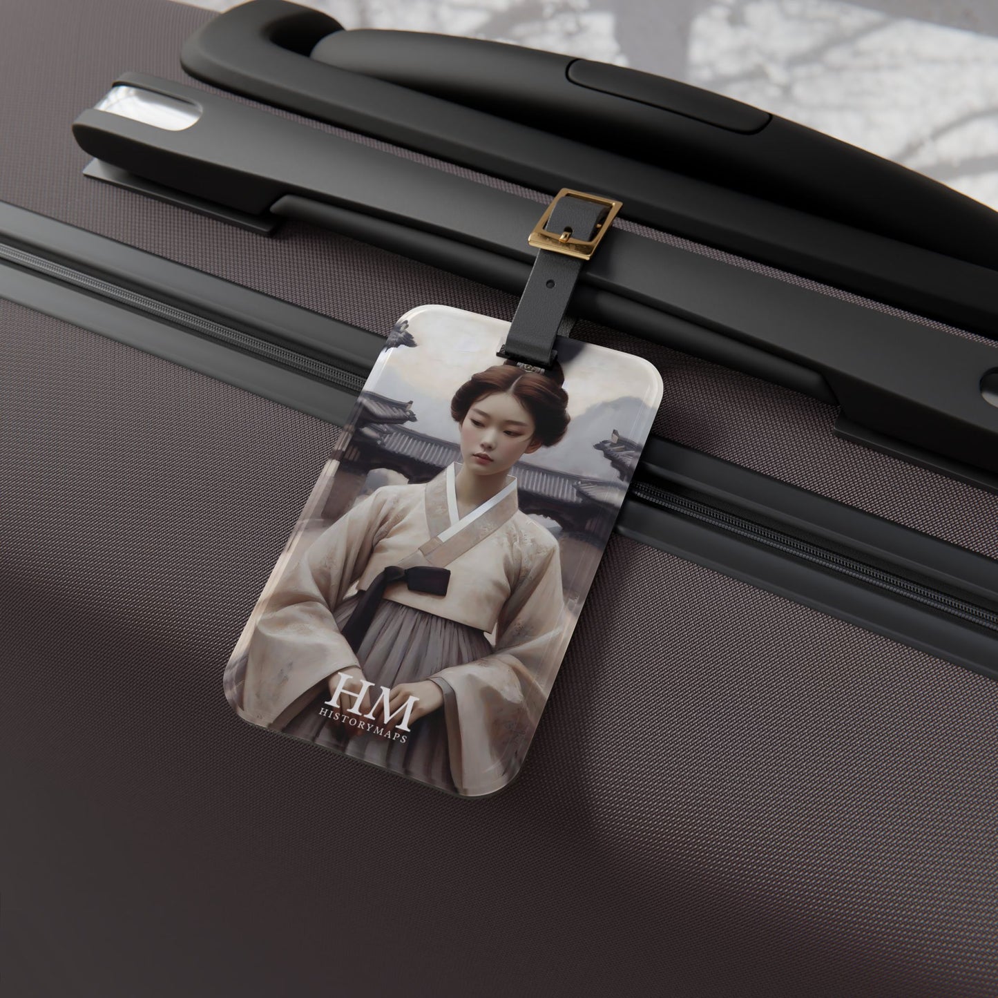 朝鮮美人の荷物タグ