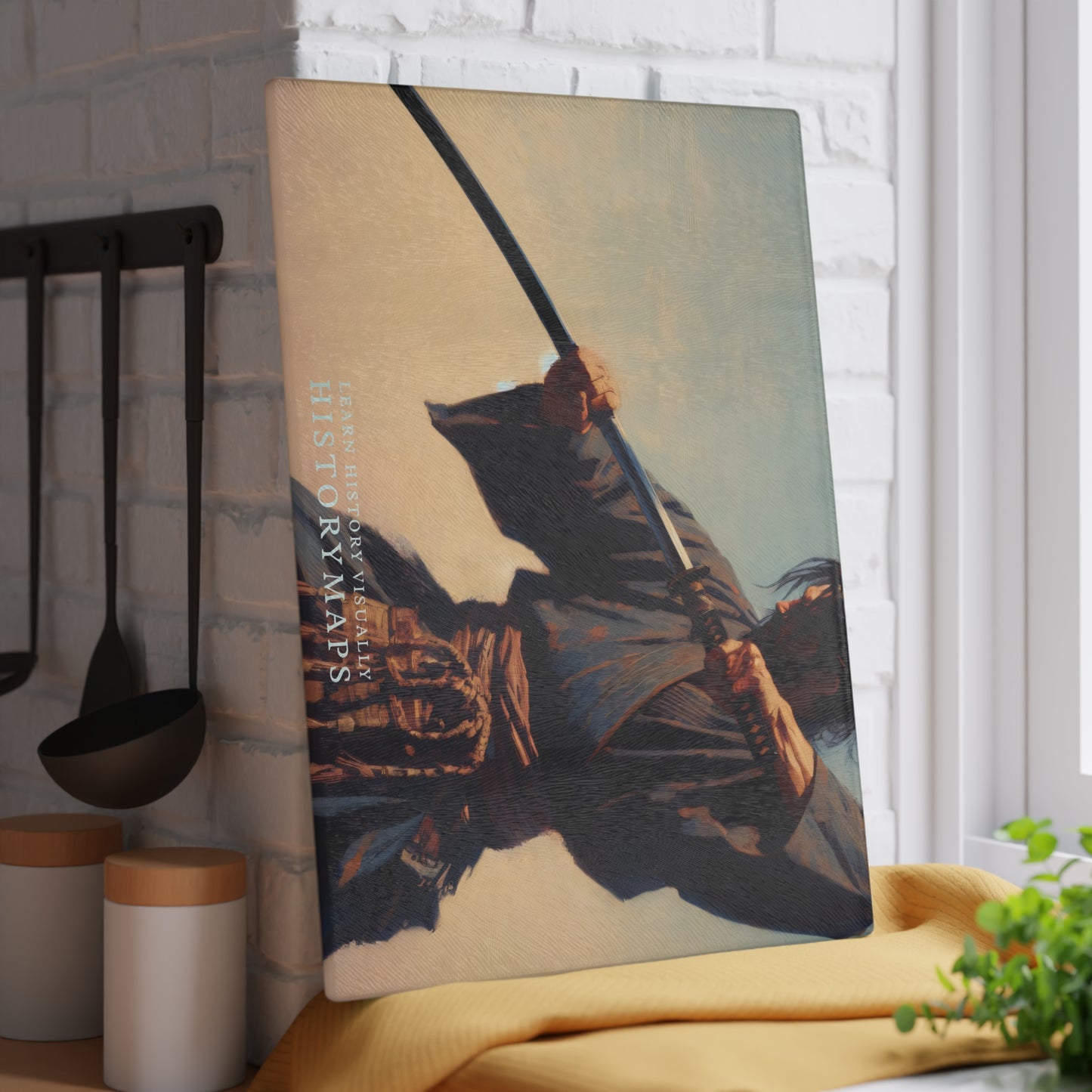 Sword Pratice Glass Cutting Board