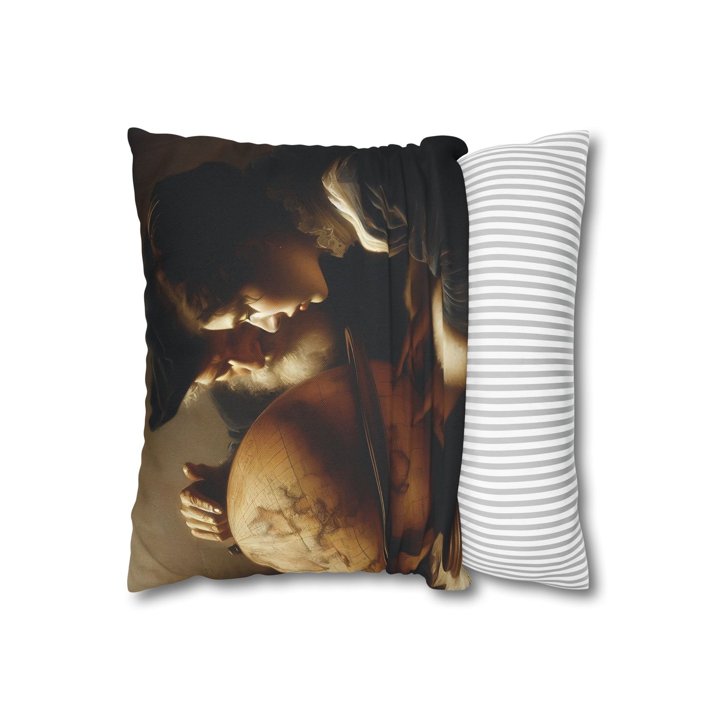 Cartographers Spun Polyester Square Pillowcase
