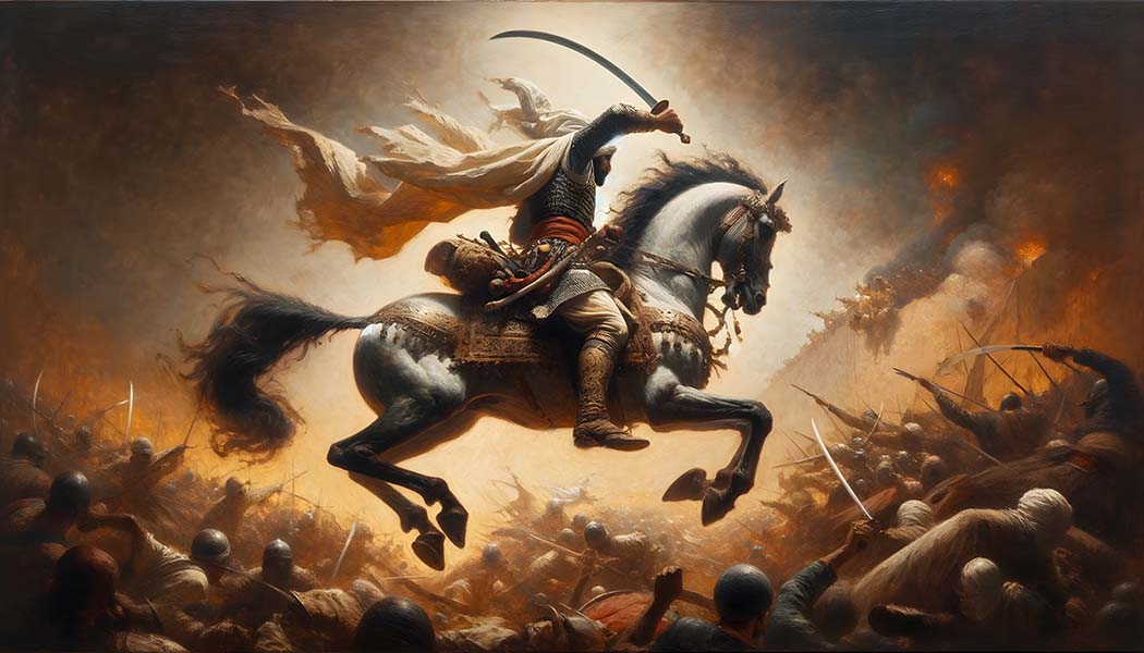 Flying Horse of the Arabian Nights Digital Artwork