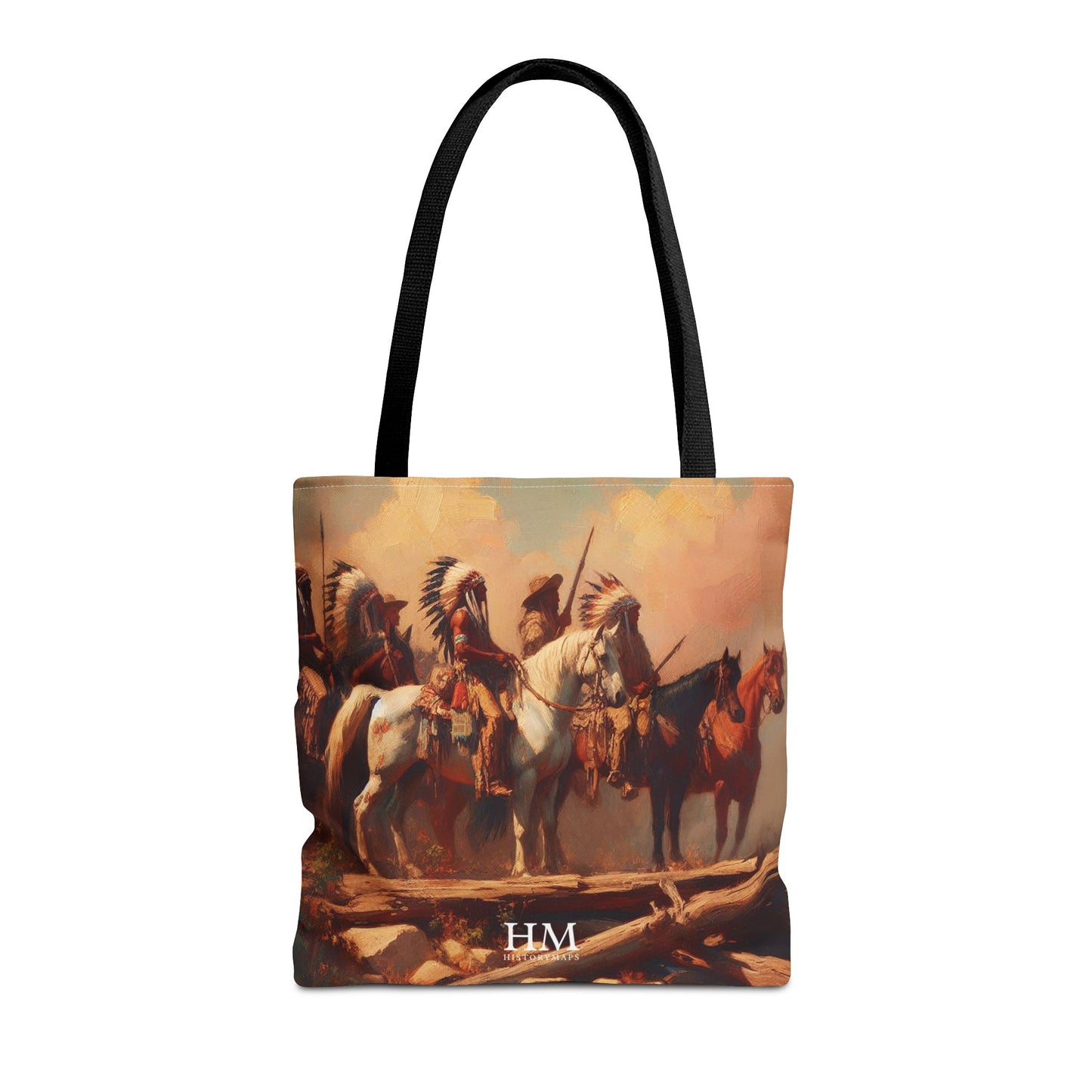 Warriors of the Plains Tote Bag