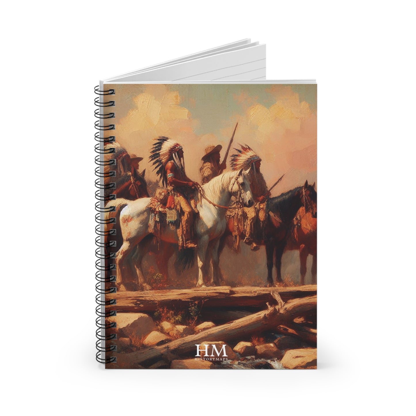 Warriors of the Plains Spiral Notebook - Ruled Line