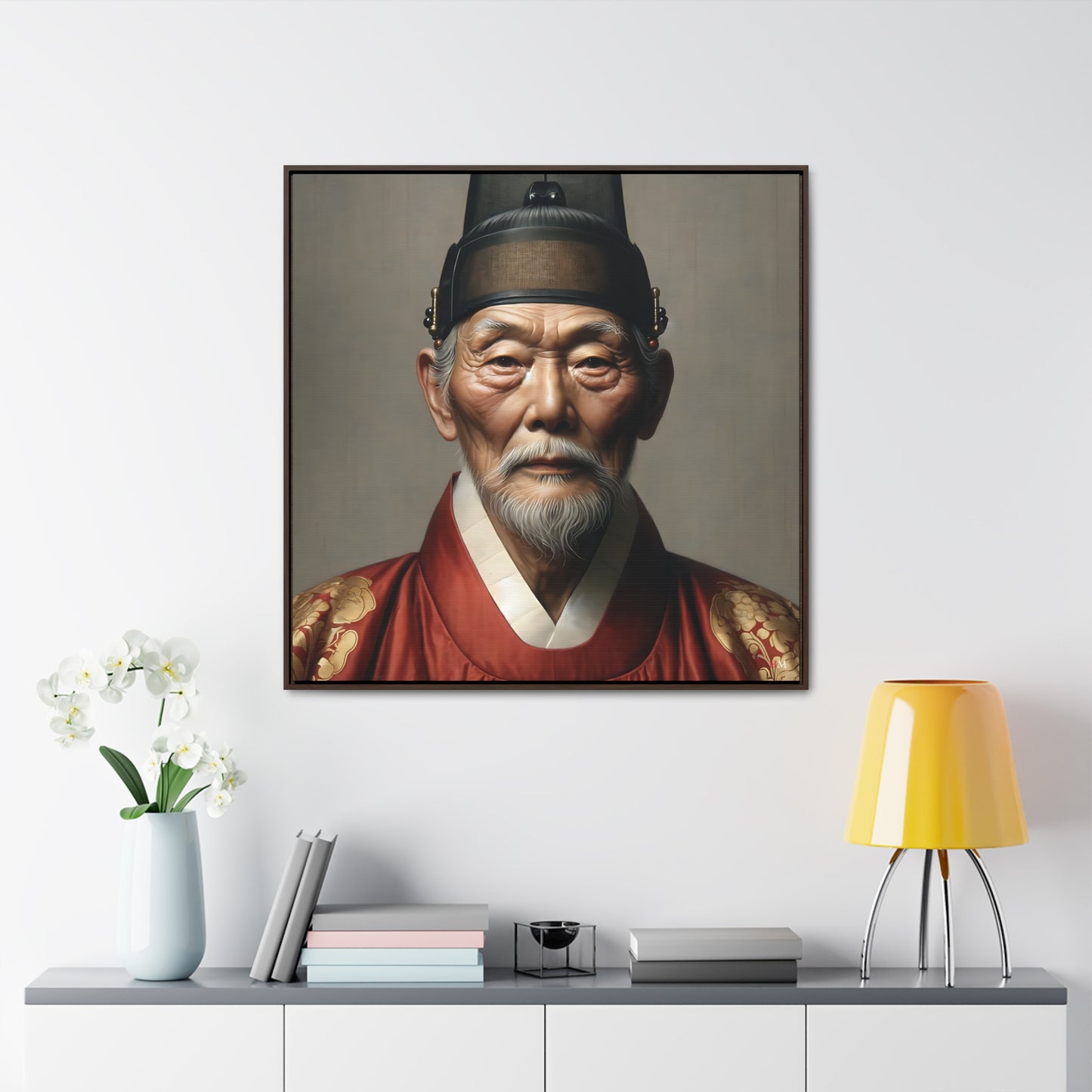 Joseon Monarch Gallery Canvas Wraps, Square Frame