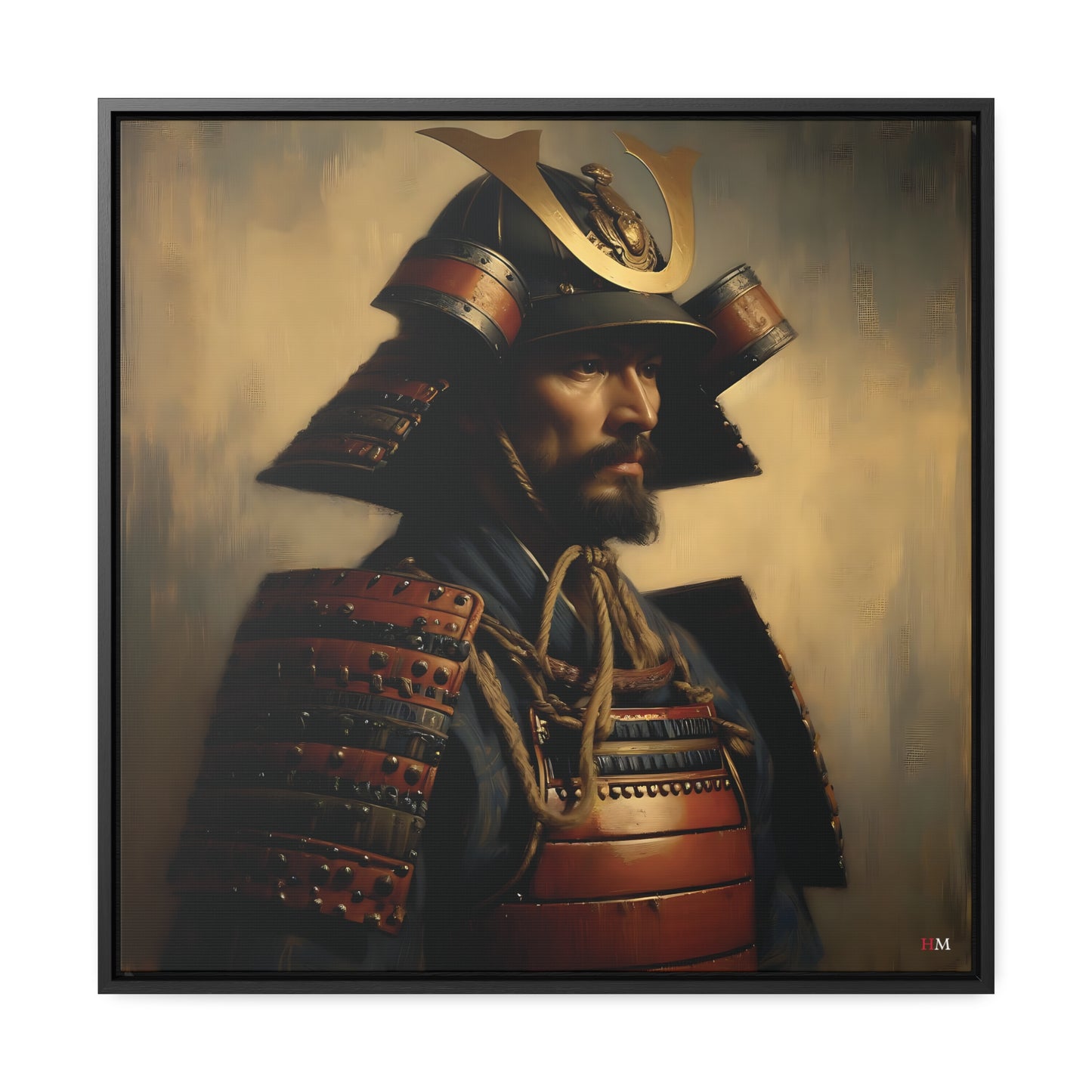 Shogun and Samurai Canvas Wraps, Square Frame 05