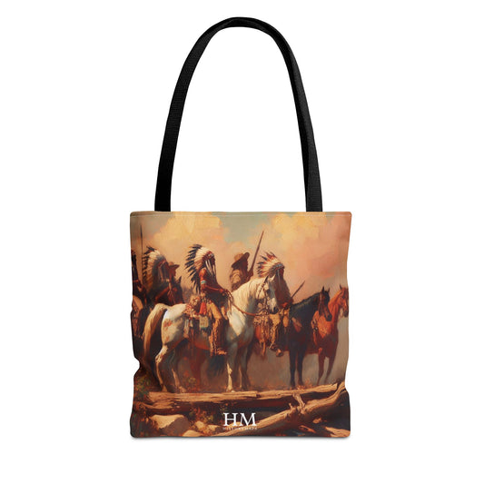 Warriors of the Plains Tote Bag