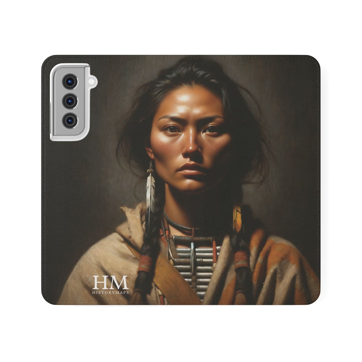 Native American Girl Flip Cases