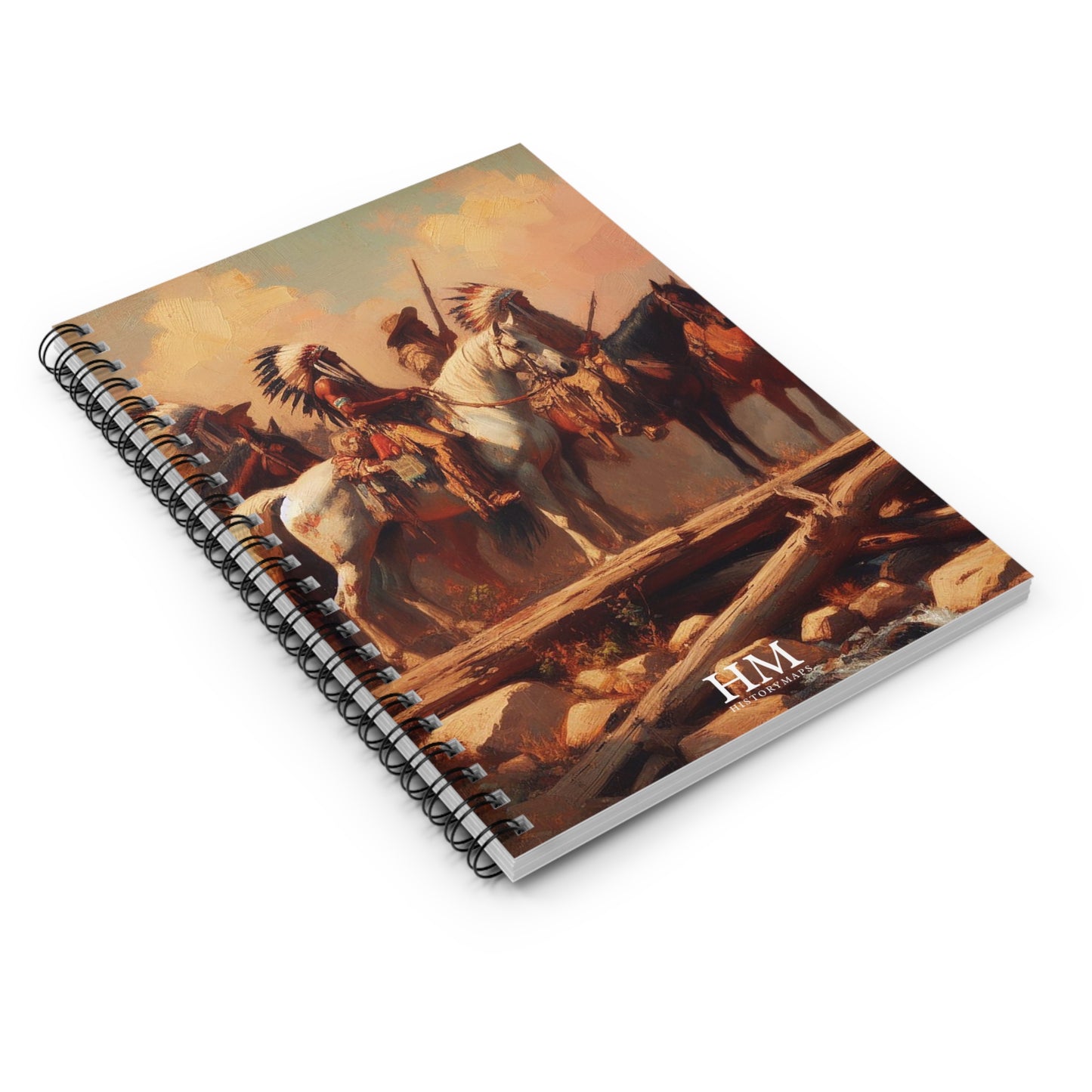 Warriors of the Plains Spiral Notebook - Ruled Line