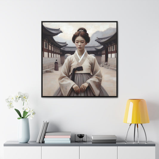 Joseon Beauty Gallery Canvas Wraps, Square Frame