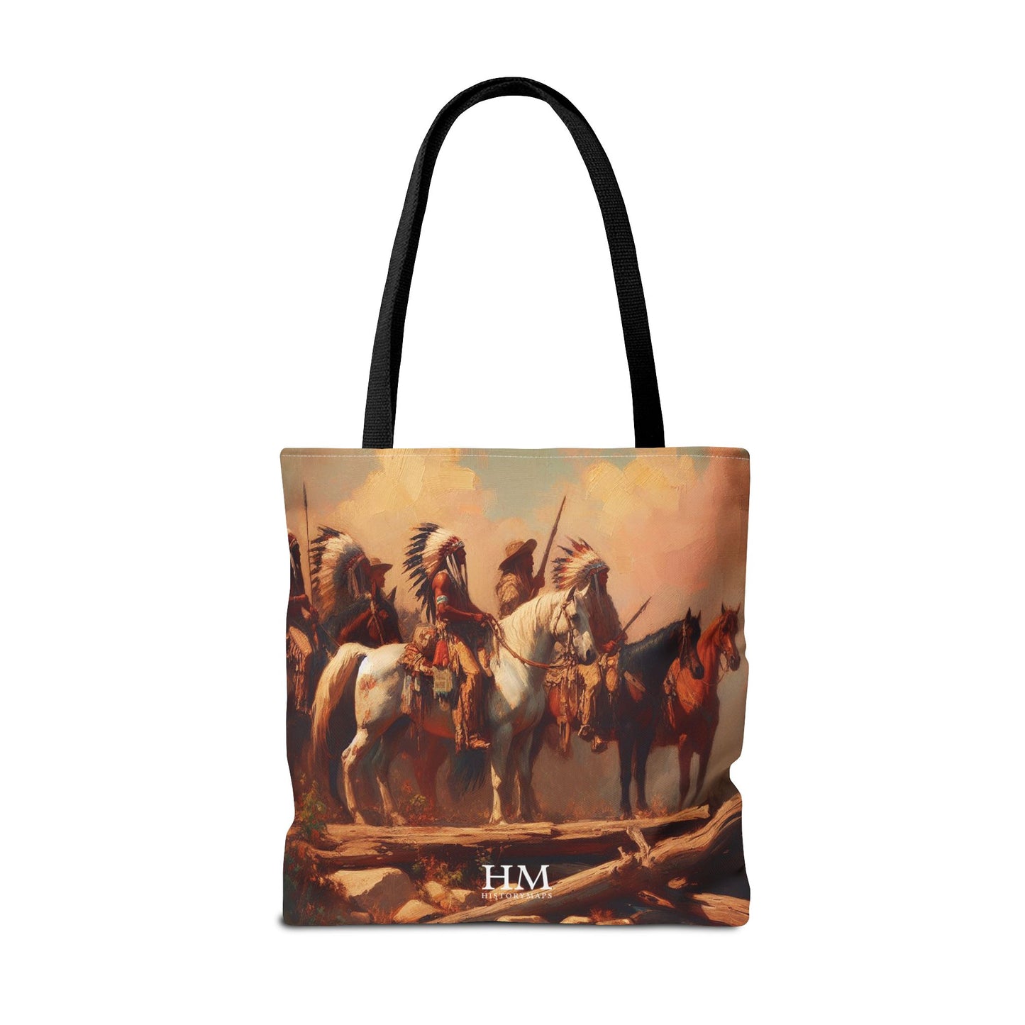 Warriors of the Plains Tote Bag