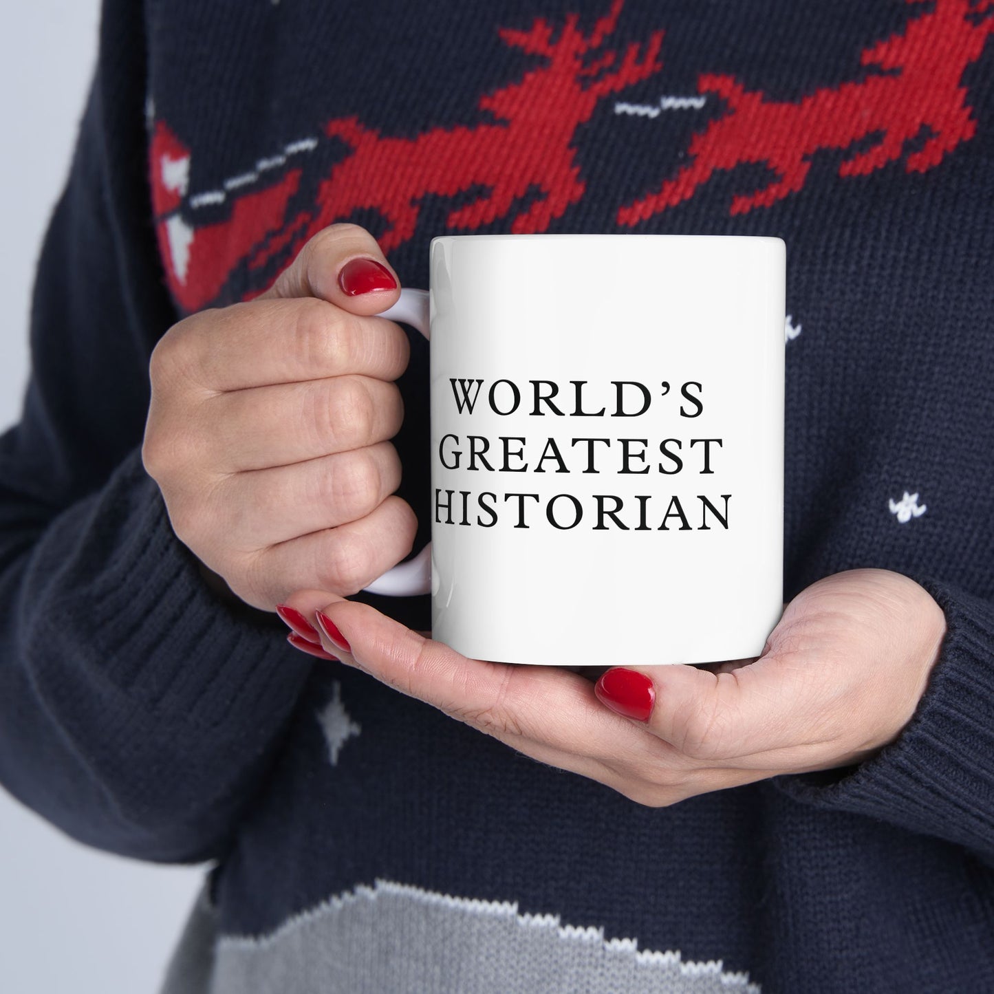 World's Greatest Historian White Ceramic Mug (11oz, 15oz)