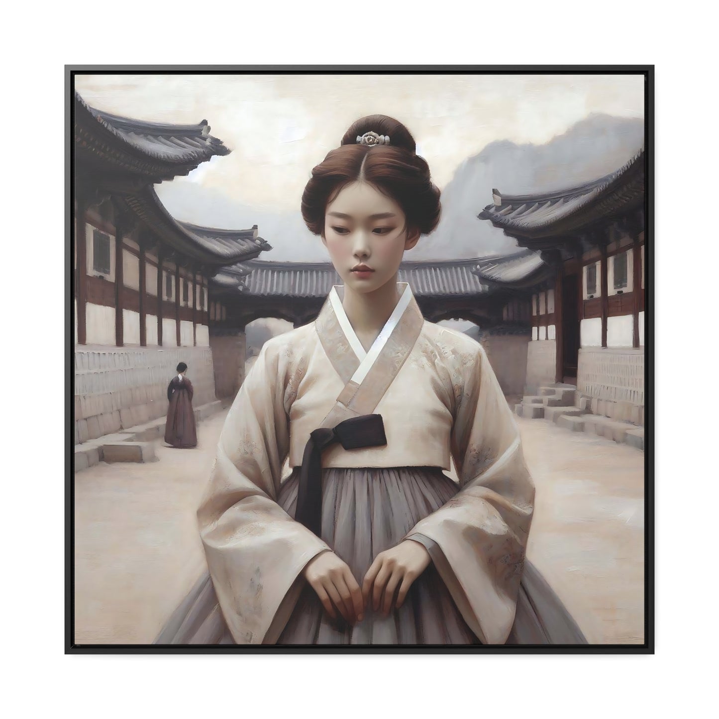 Joseon Beauty Gallery Canvas Wraps, Square Frame