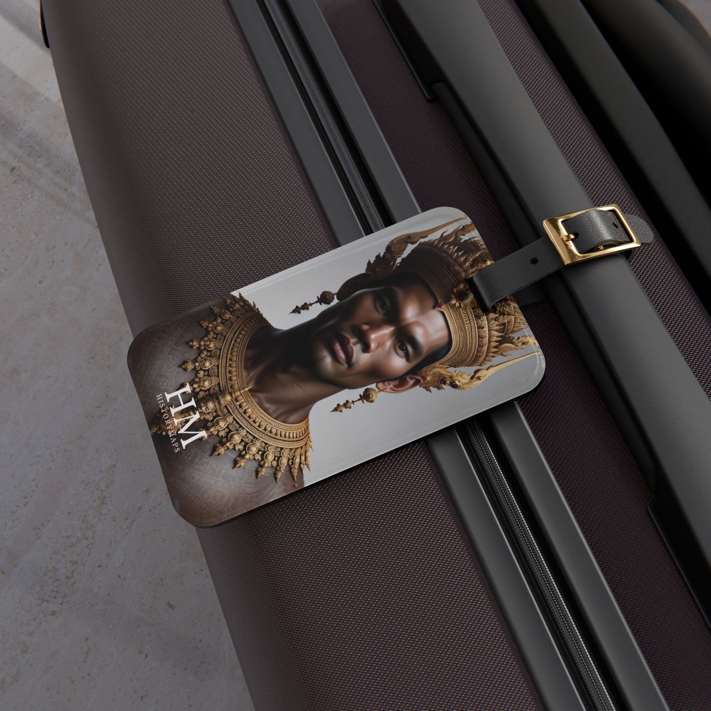 Khmer Nobility Luggage Tag