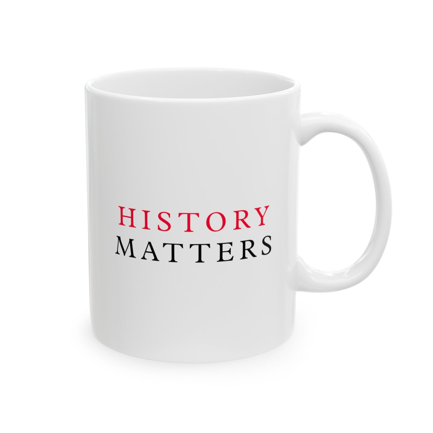 History Matters White Ceramic Mug (11oz, 15oz)