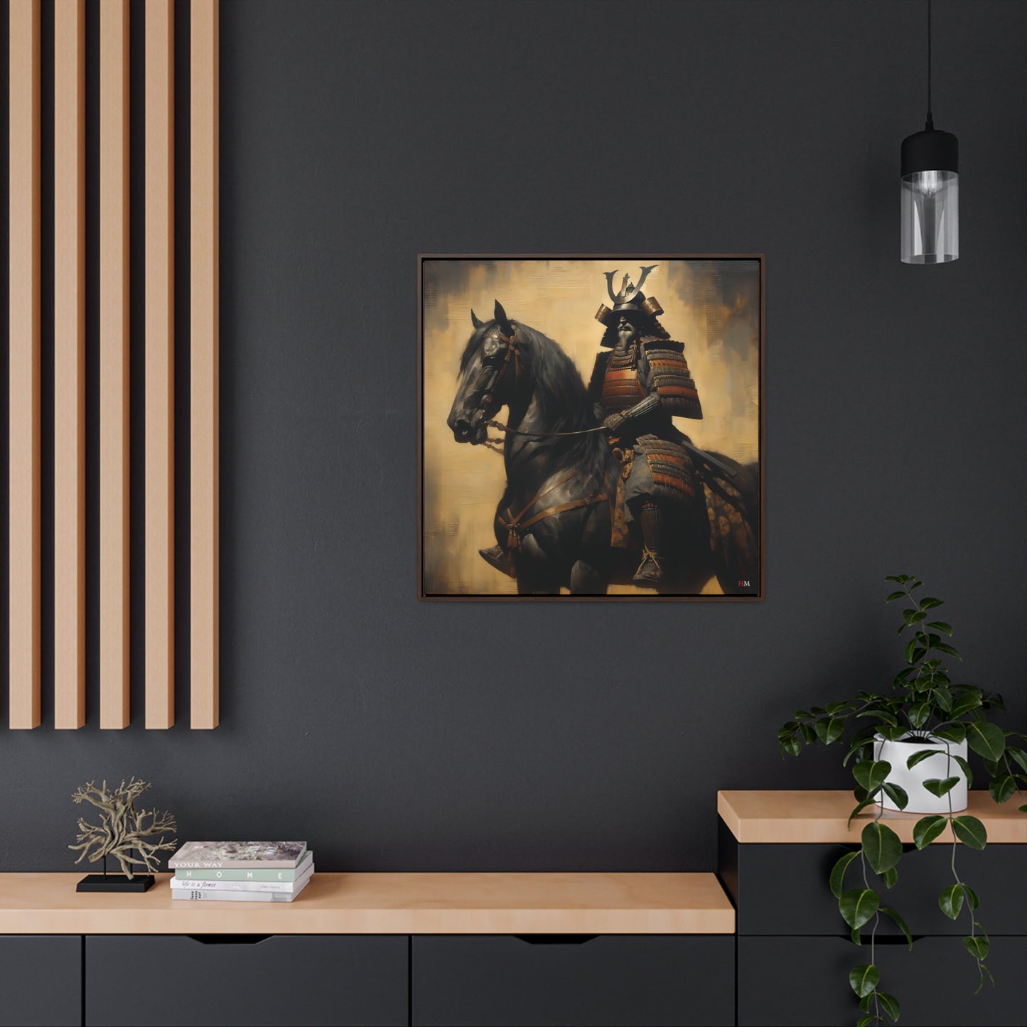 Shogun and Samurai Canvas Wraps, Square Frame 06