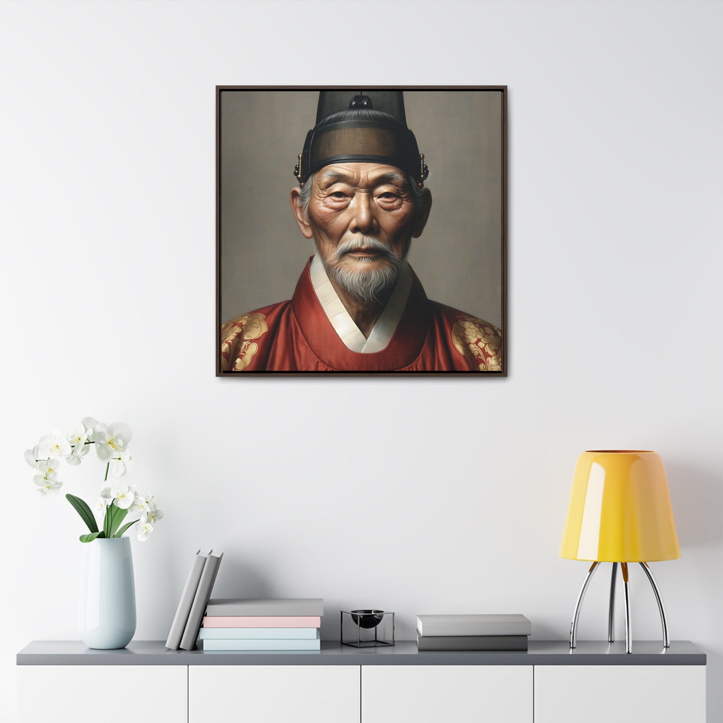 Joseon Monarch Gallery Canvas Wraps, Square Frame