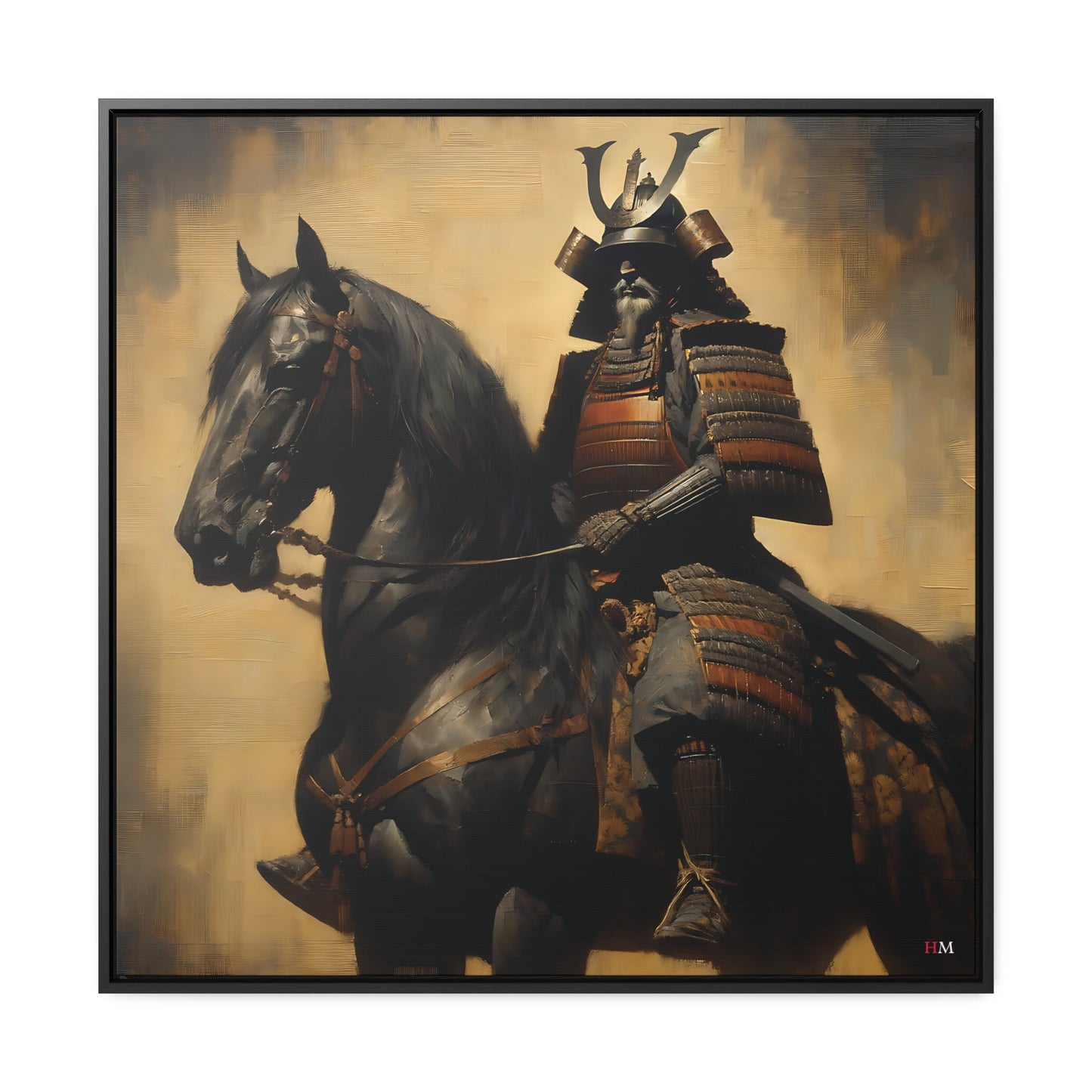 Shogun and Samurai Canvas Wraps, Square Frame 06