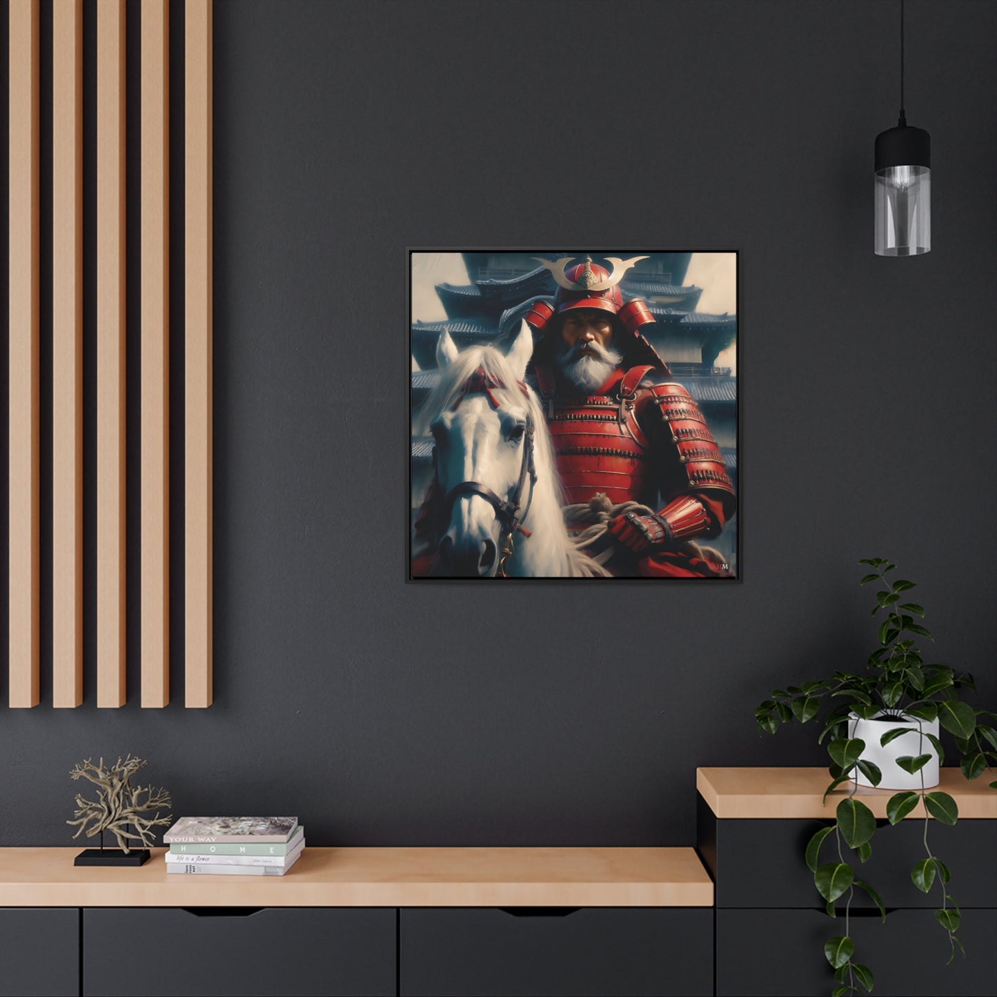 Shogun and Samurai Canvas Wraps, Square Frame 13