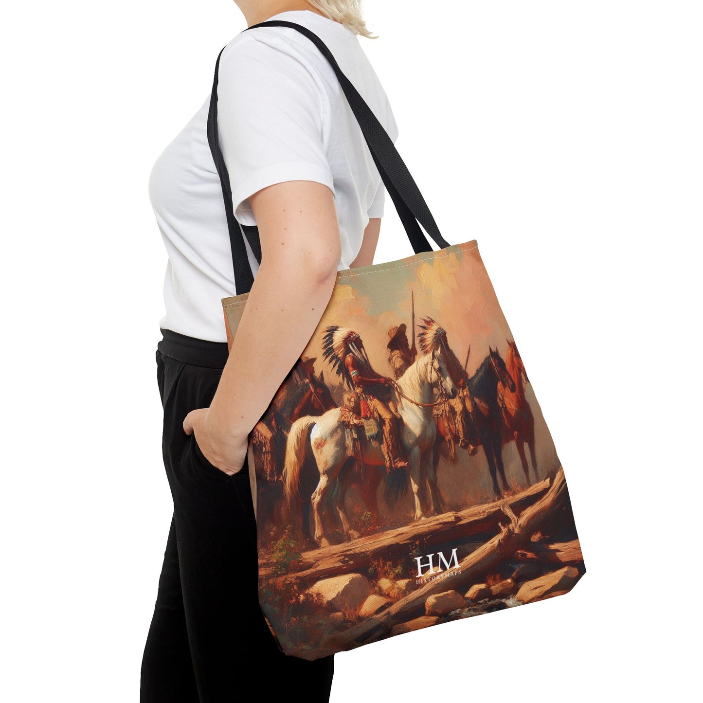 Warriors of the Plains Tote Bag