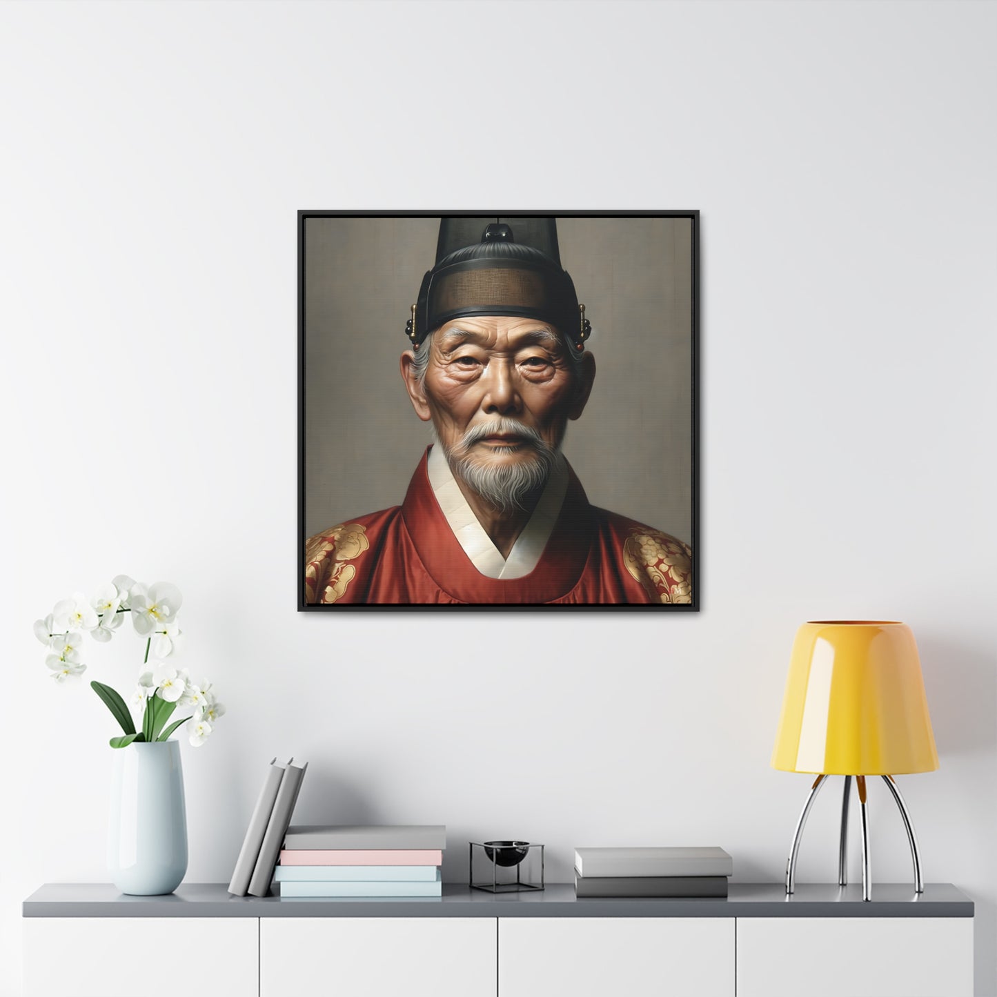 Joseon Monarch Gallery Canvas Wraps, Square Frame