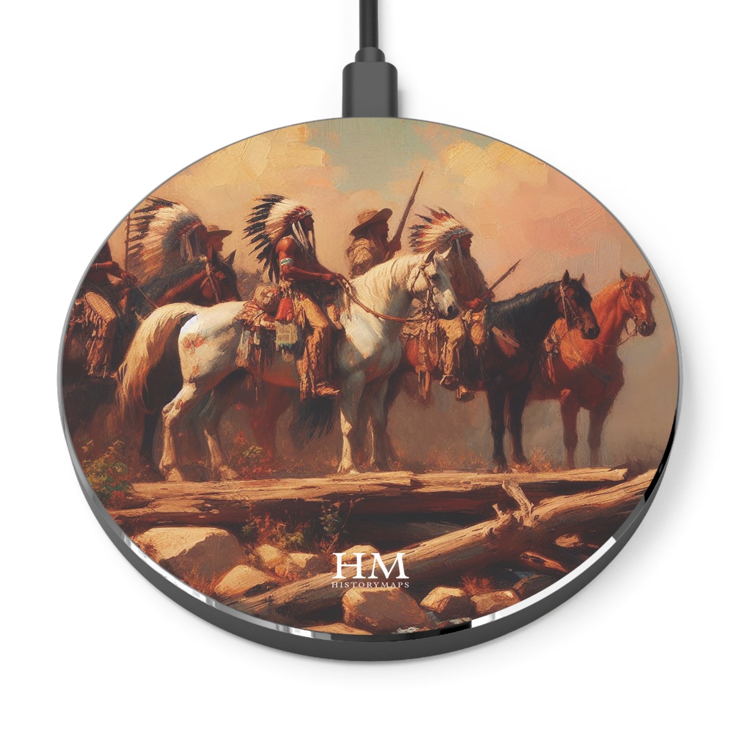 Warriors of the Plains Wireless Charger