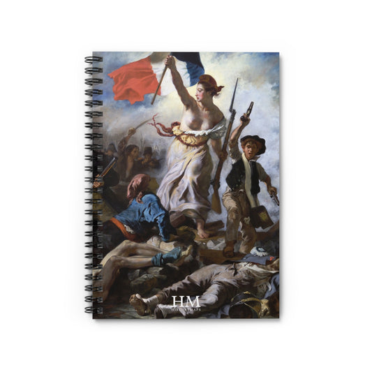Liberty Leading the People Spiral Notebook - Ruled Line