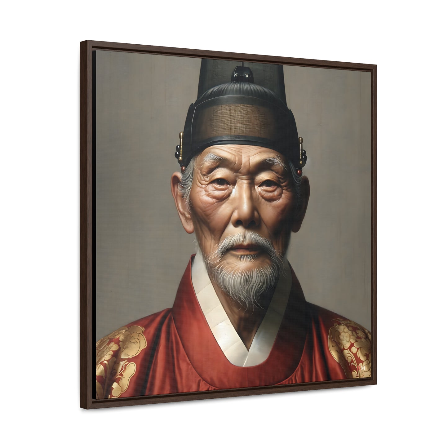 Joseon Monarch Gallery Canvas Wraps, Square Frame