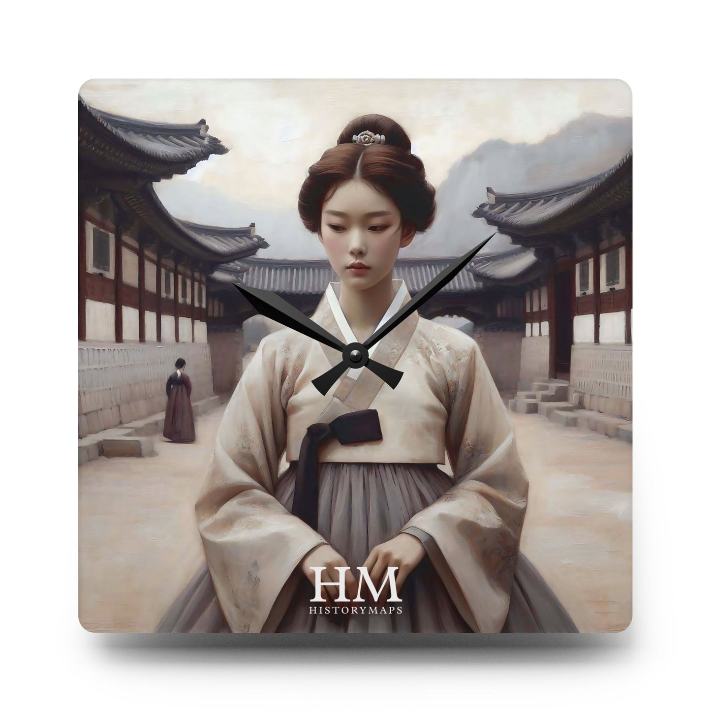 Joseon Girl Wall Clock