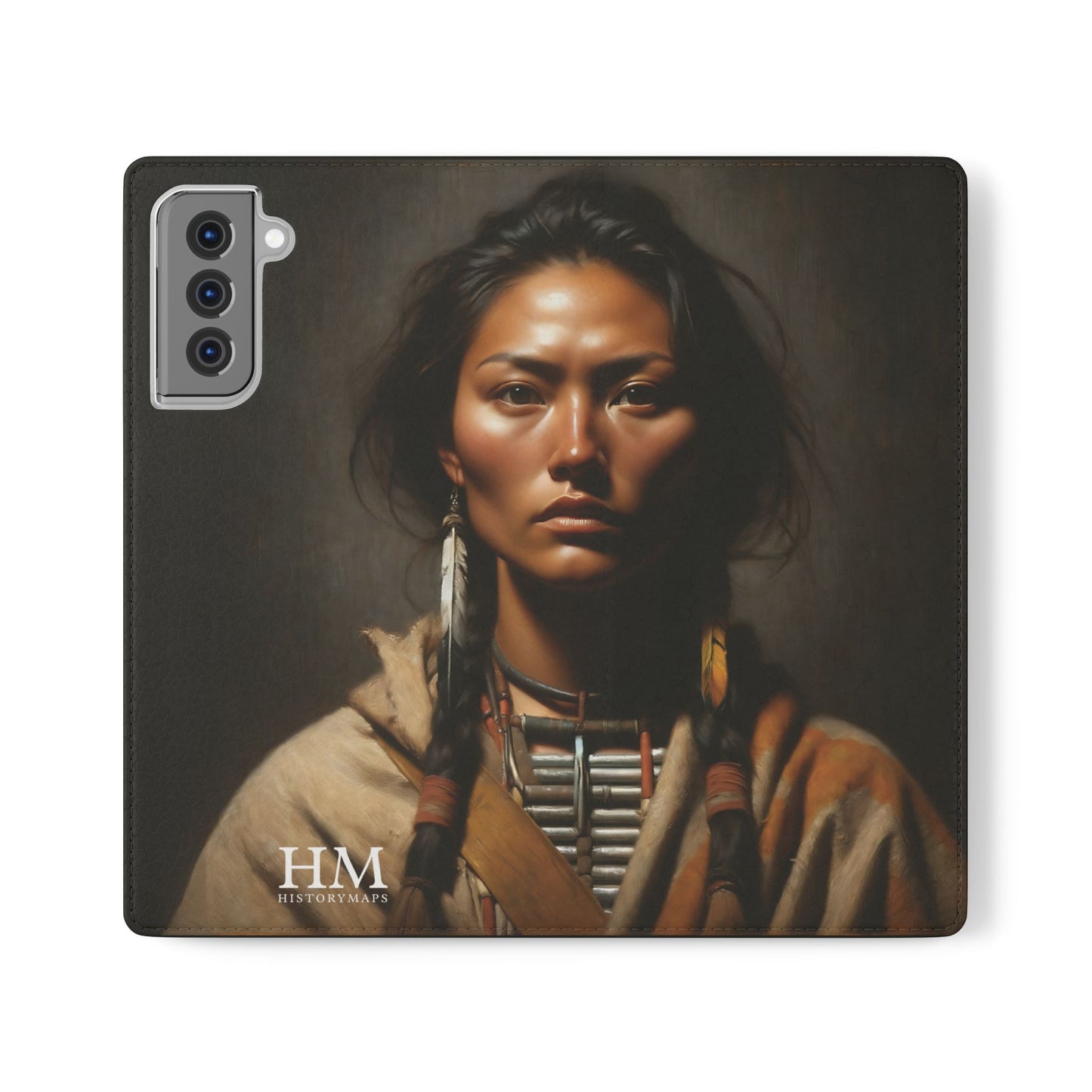 Native American Girl Flip Cases