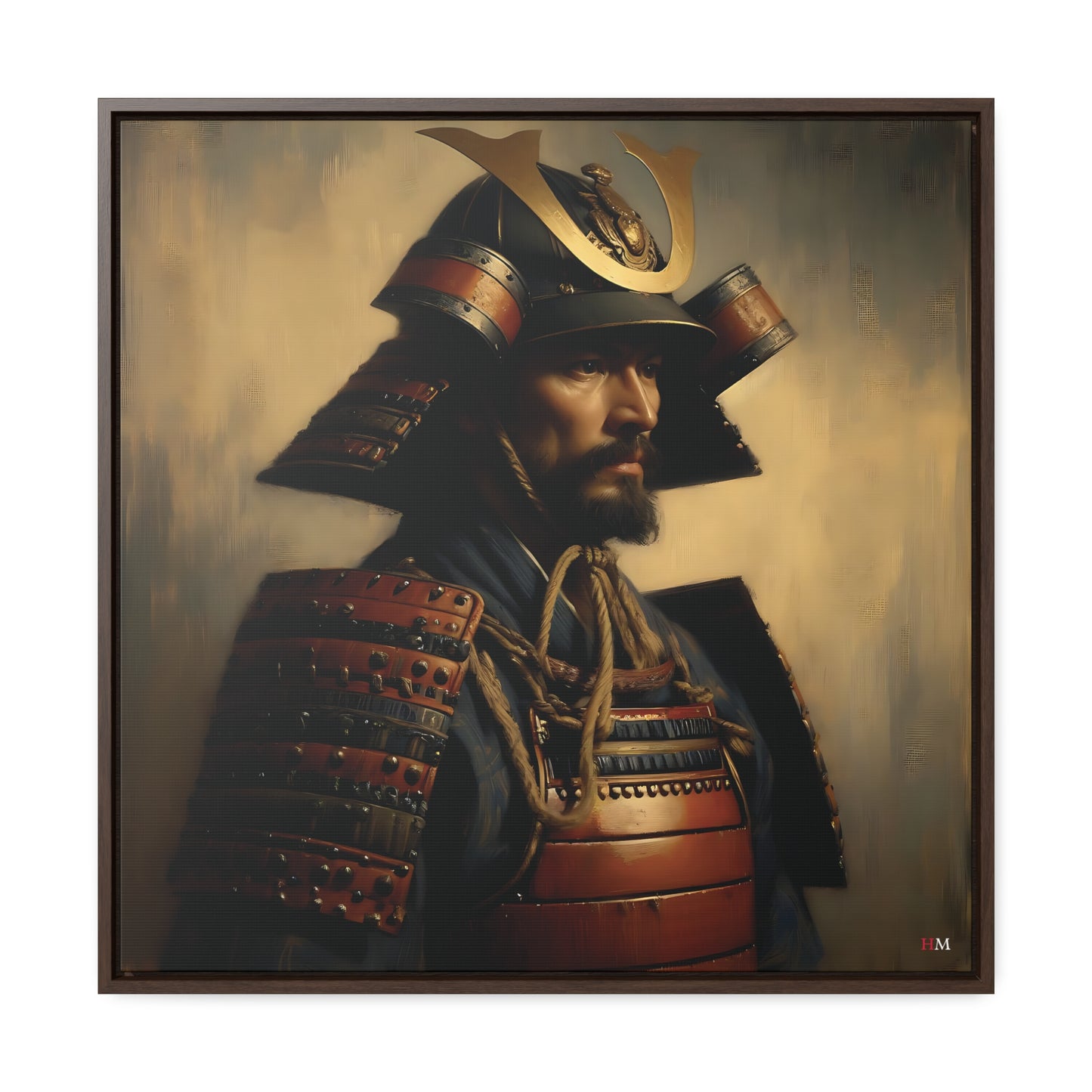 Shogun and Samurai Canvas Wraps, Square Frame 05