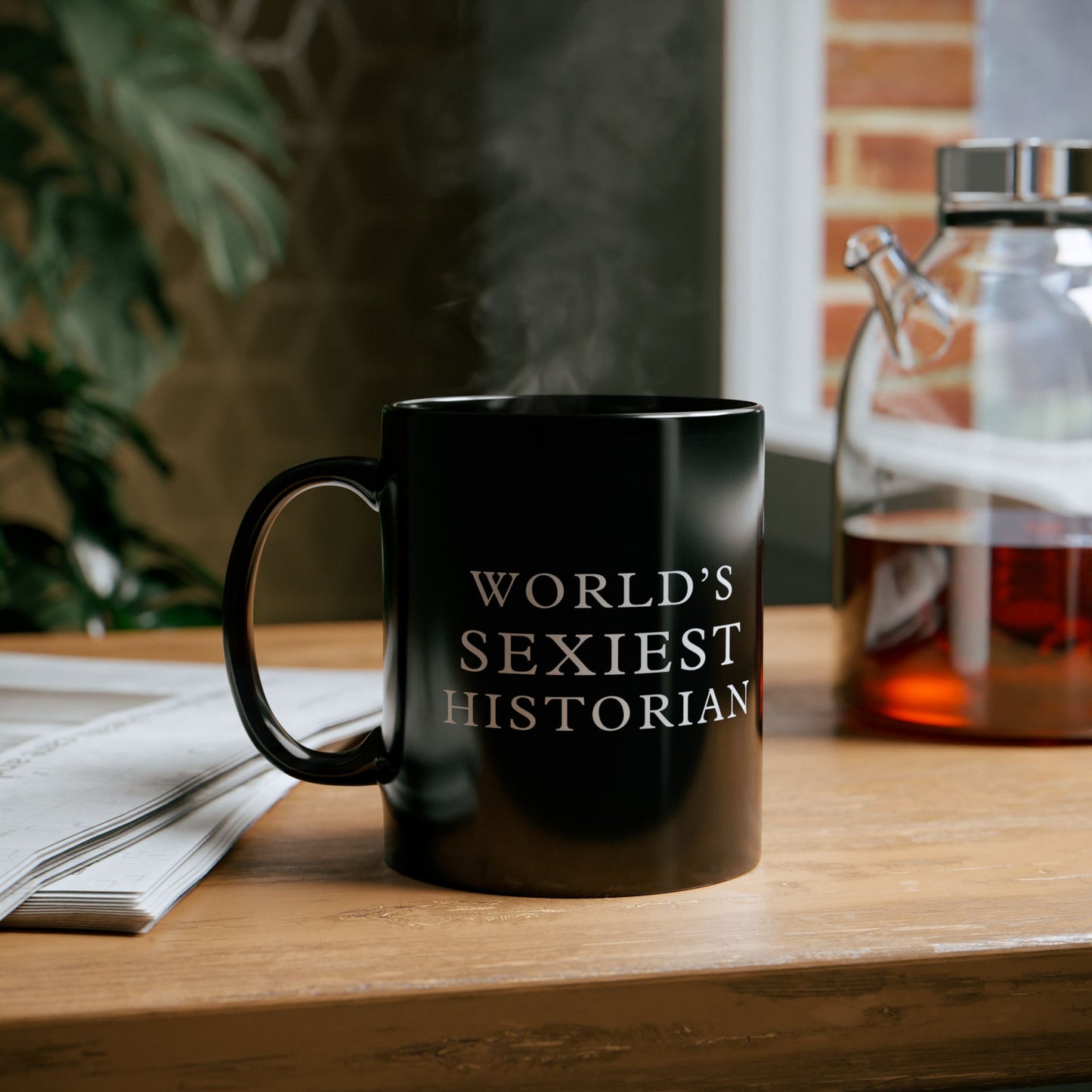 World's Sexiest Historian Black Mug (11oz, 15oz)