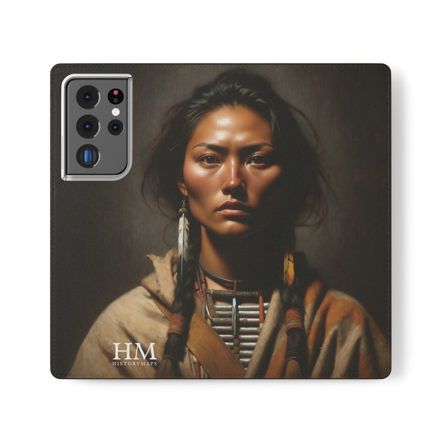 Native American Girl Flip Cases