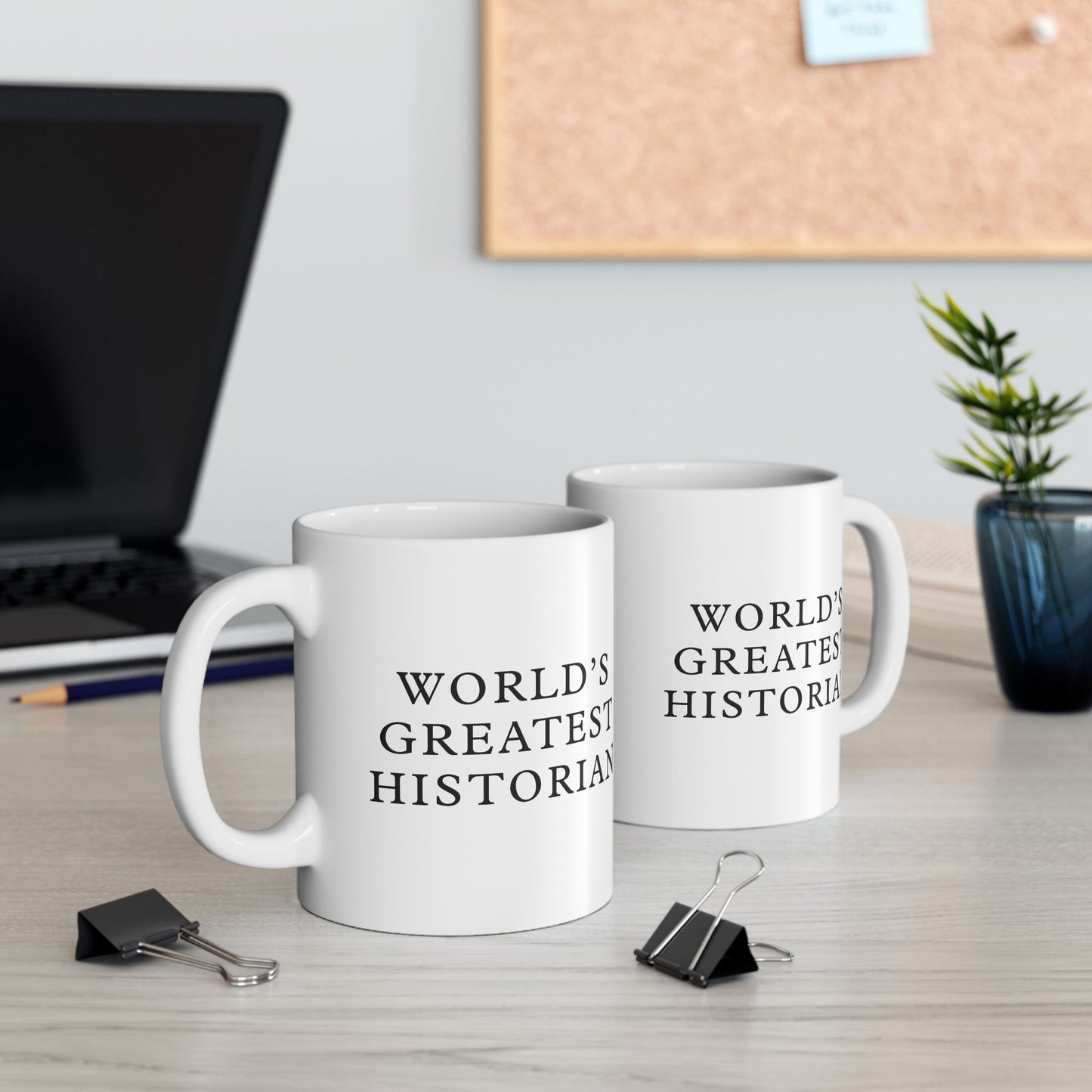 World's Greatest Historian White Ceramic Mug (11oz, 15oz)