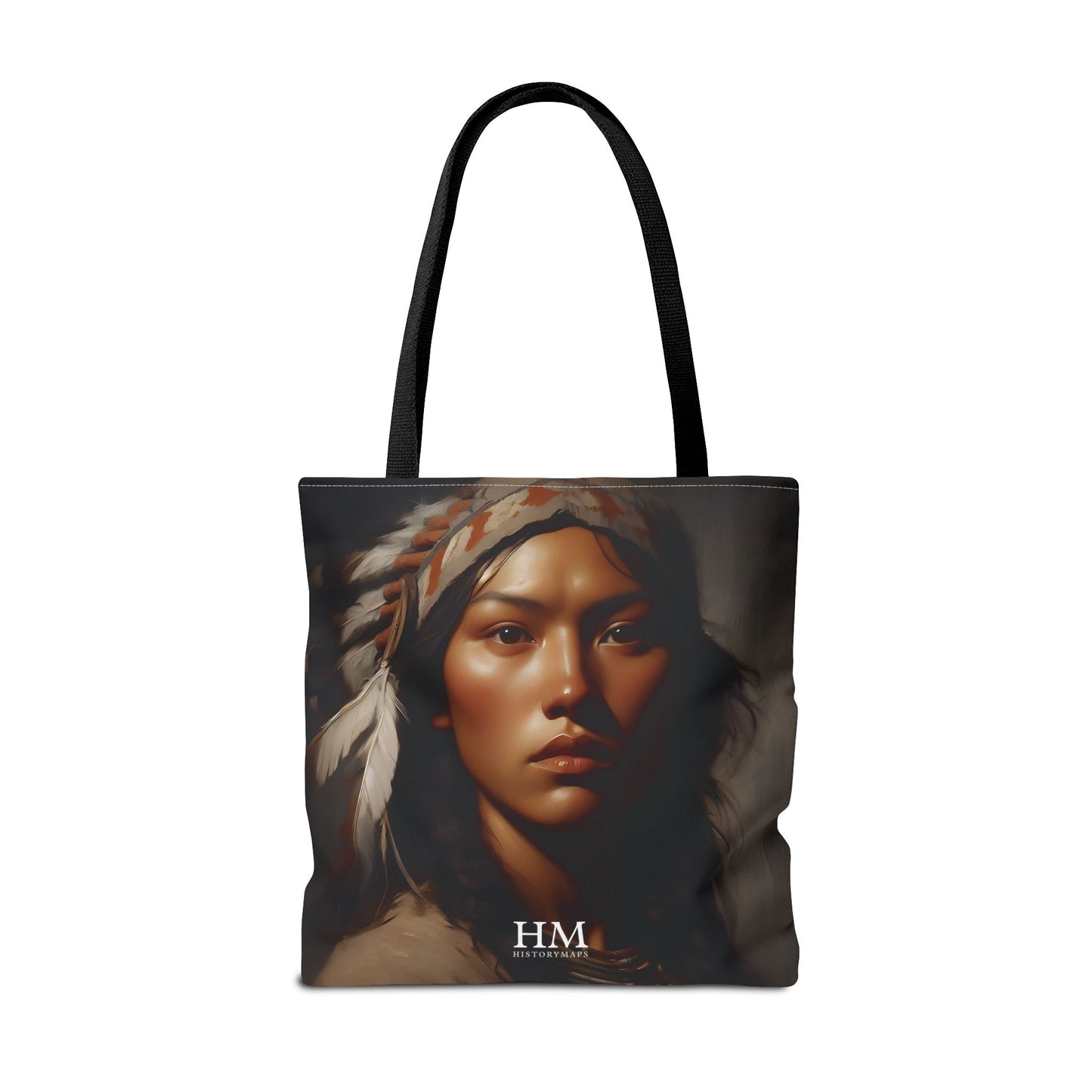 Native American Girl Tote Bag