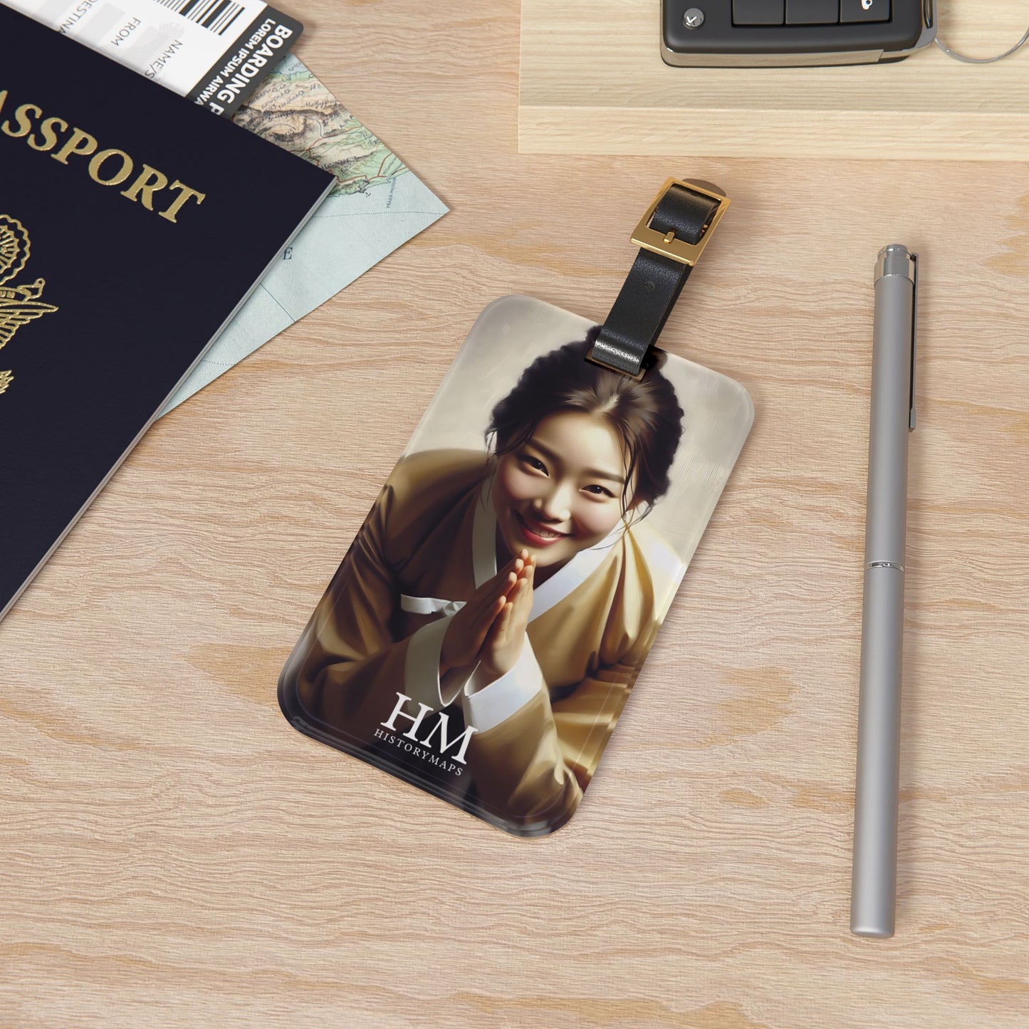 Joseon Smile Luggage Tag