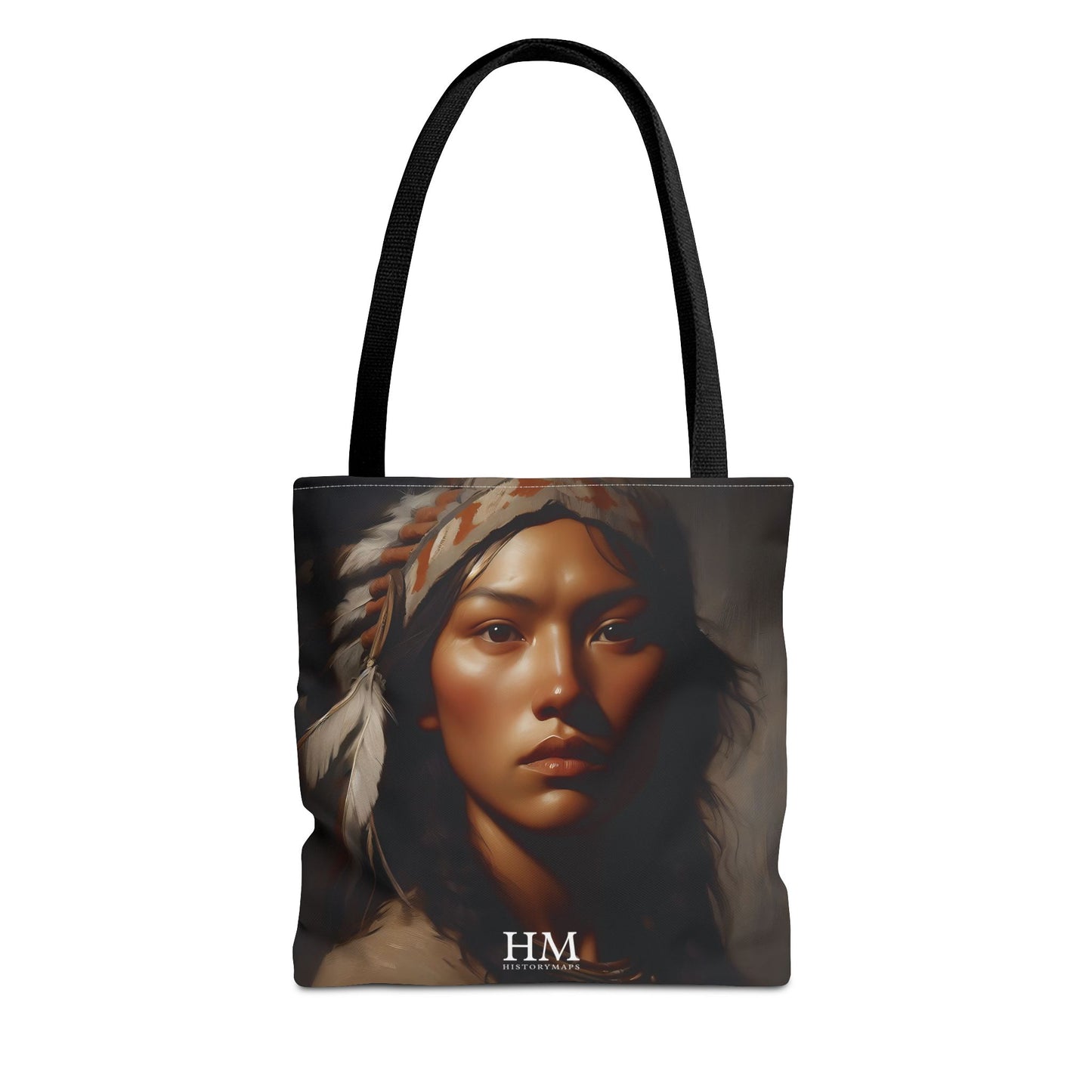 Native American Girl Tote Bag