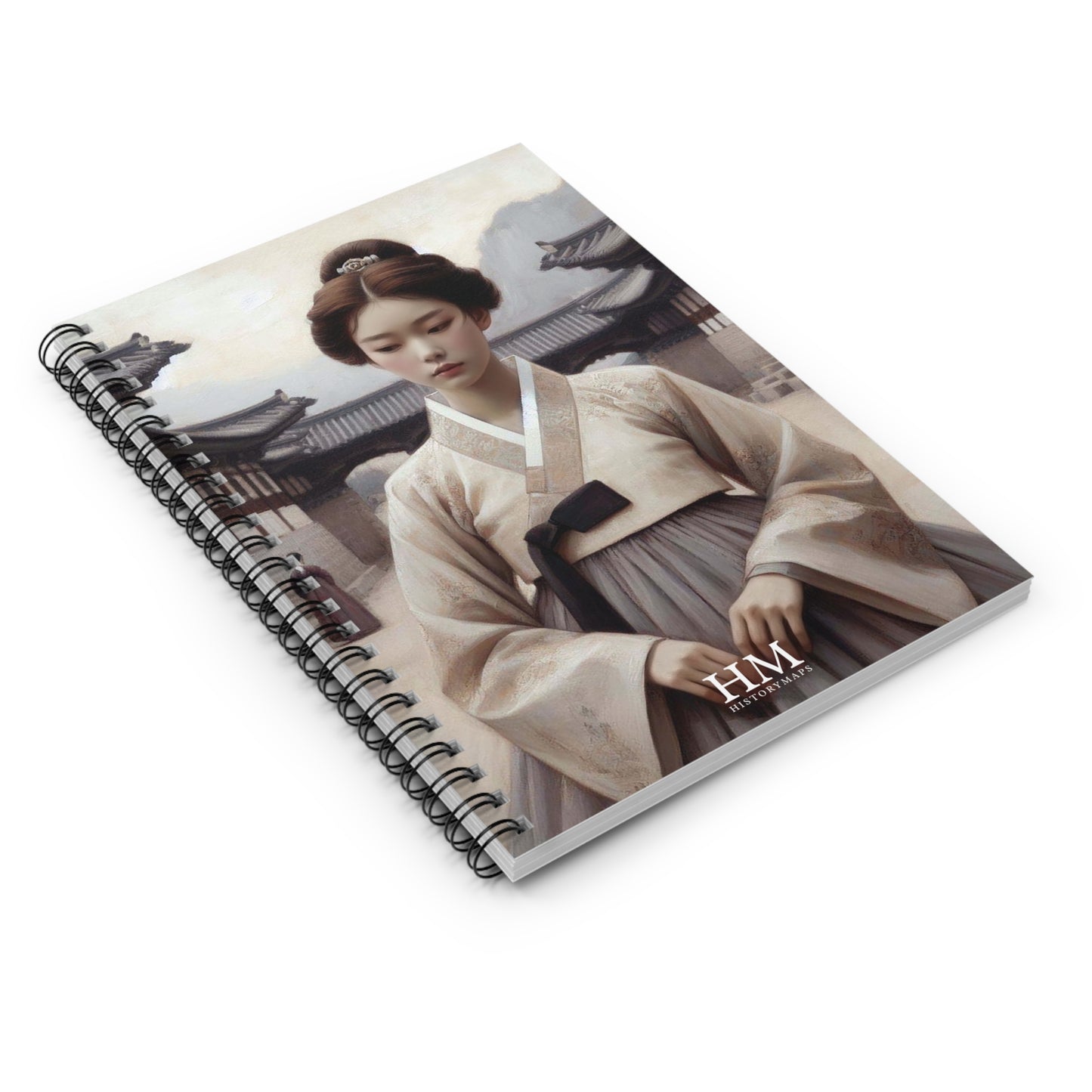 Joseon Beauty Spiral Notebook - Ruled Line