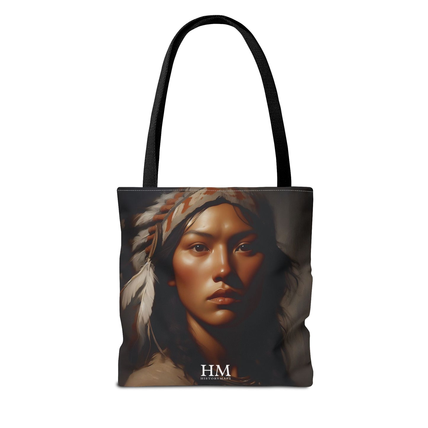 Native American Girl Tote Bag