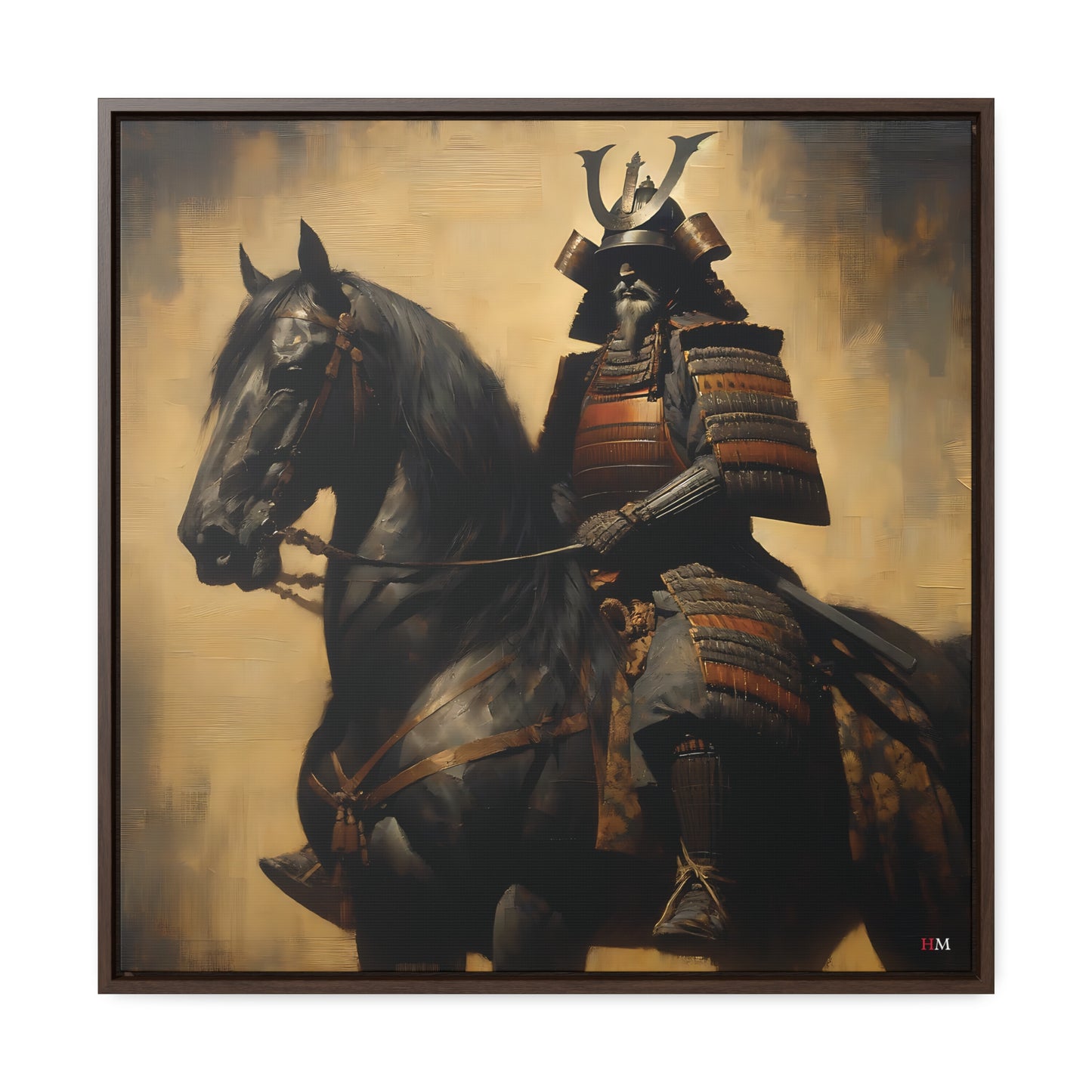 Shogun and Samurai Canvas Wraps, Square Frame 06