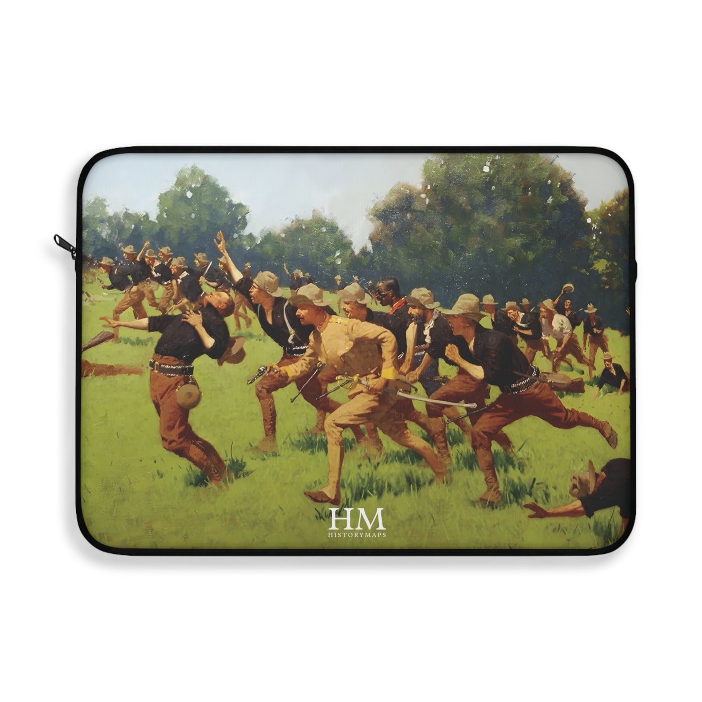 Charge of the Rough Riders at San Juan Hill Laptop Sleeve
