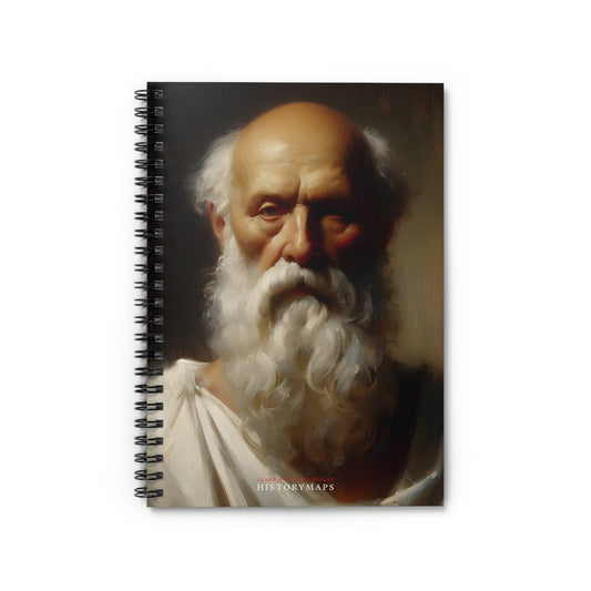 Socrates Spiral Notebook - Ruled Line