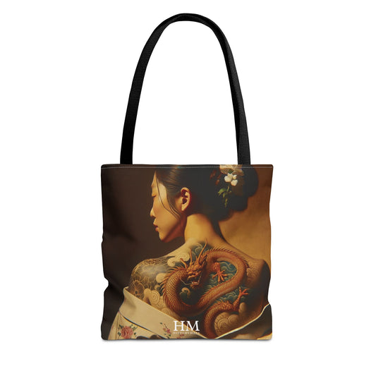 Dragon Girl Tote Bag