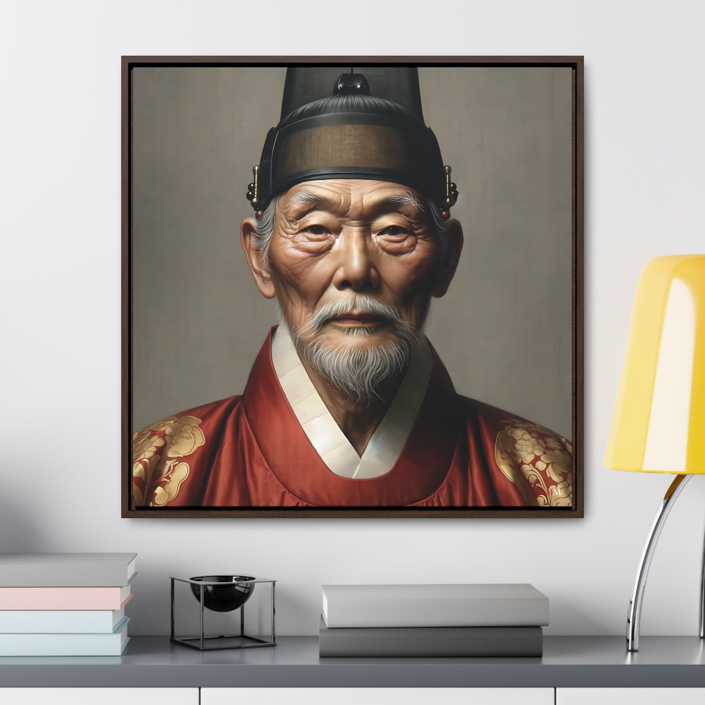 Joseon Monarch Gallery Canvas Wraps, Square Frame