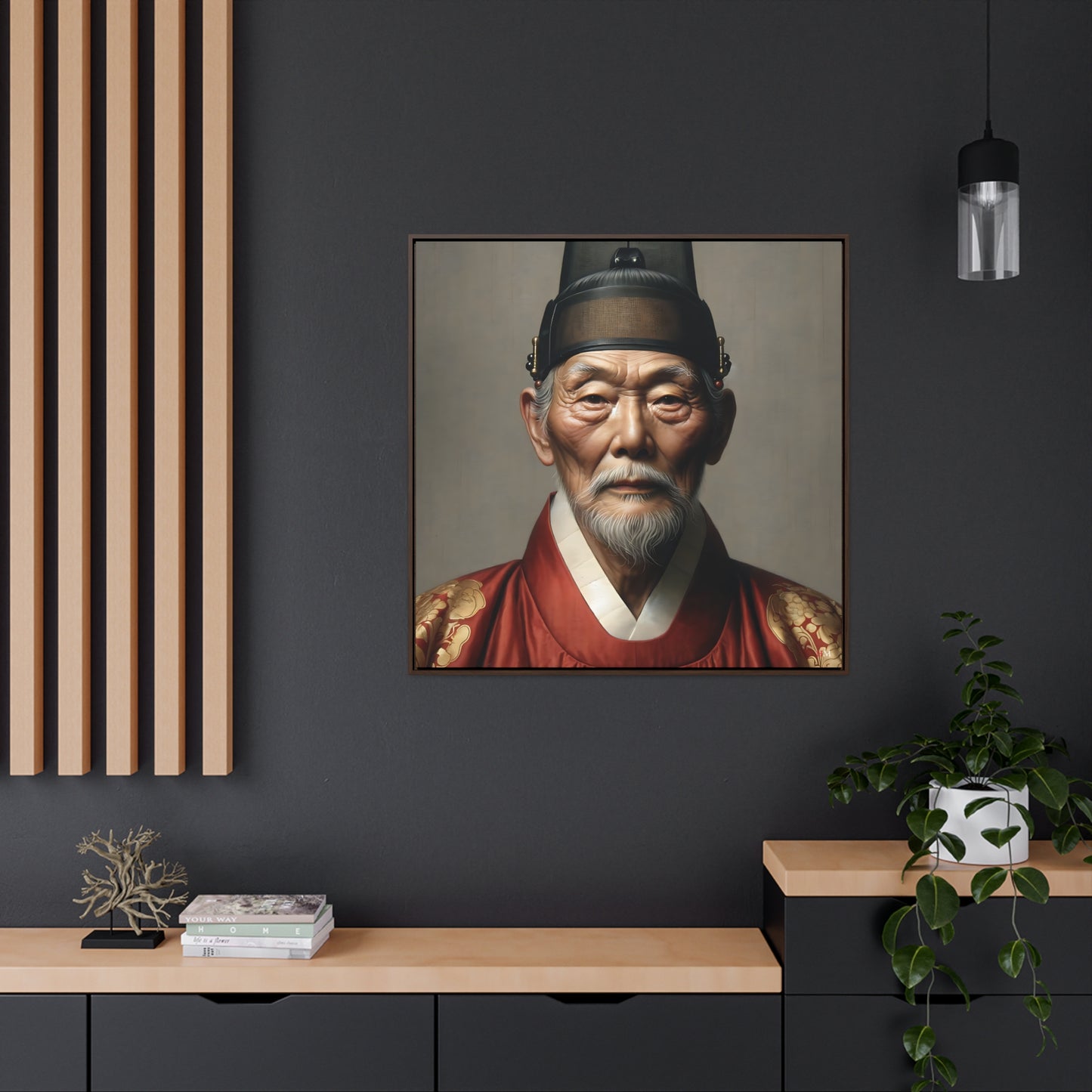 Joseon Monarch Gallery Canvas Wraps, Square Frame