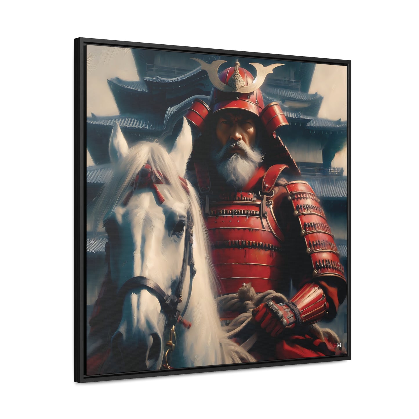 Shogun and Samurai Canvas Wraps, Square Frame 13