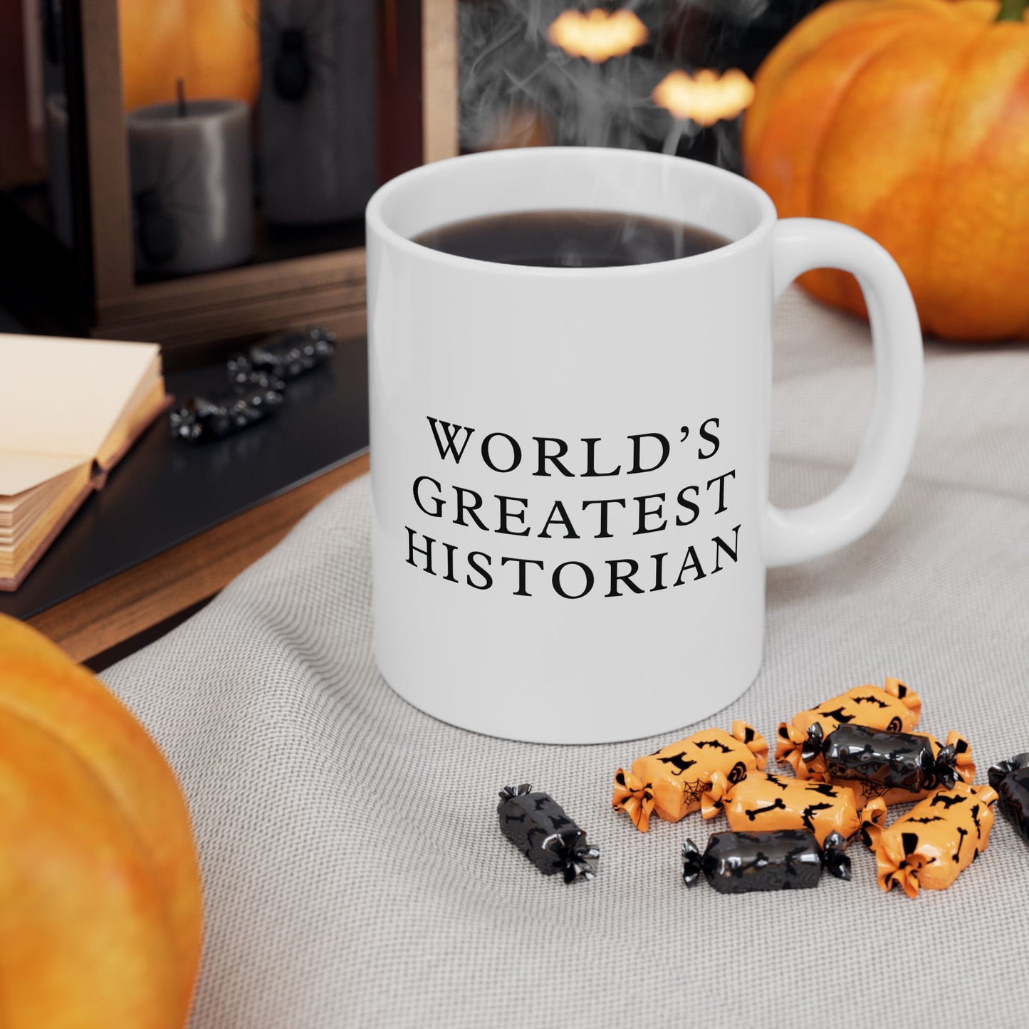 World's Greatest Historian White Ceramic Mug (11oz, 15oz)