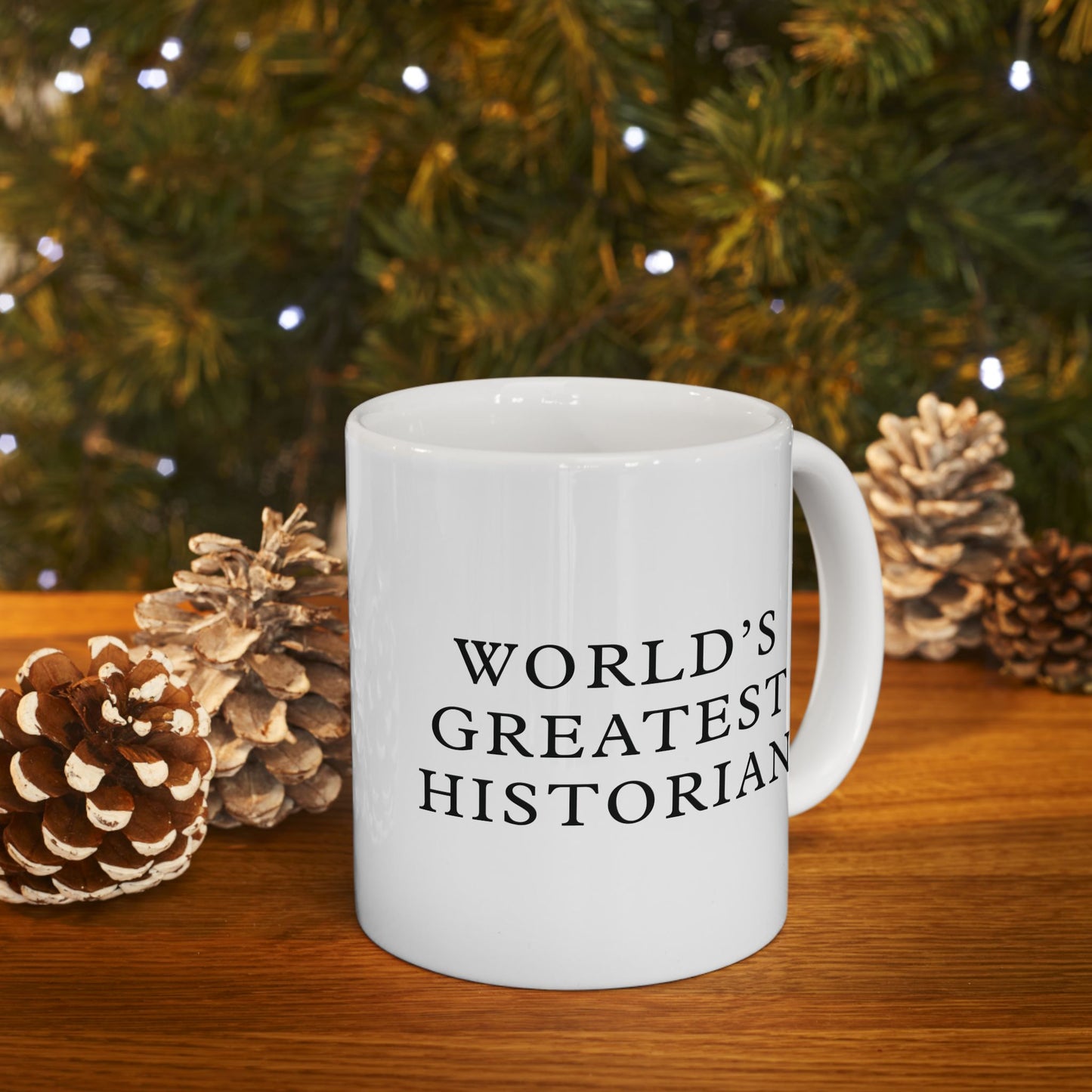 World's Greatest Historian White Ceramic Mug (11oz, 15oz)